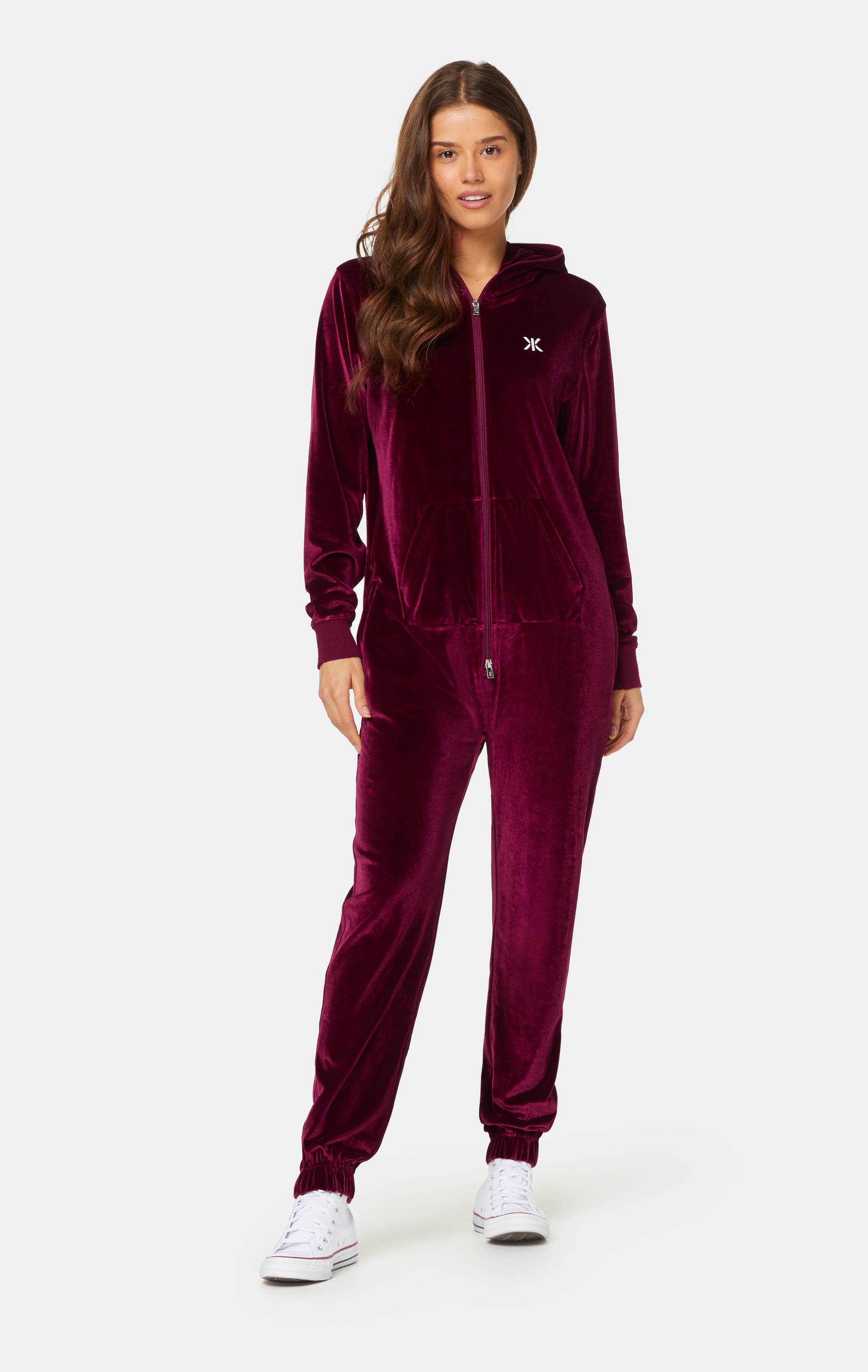 Onepiece Original Velour Jumpsuit Red - 8