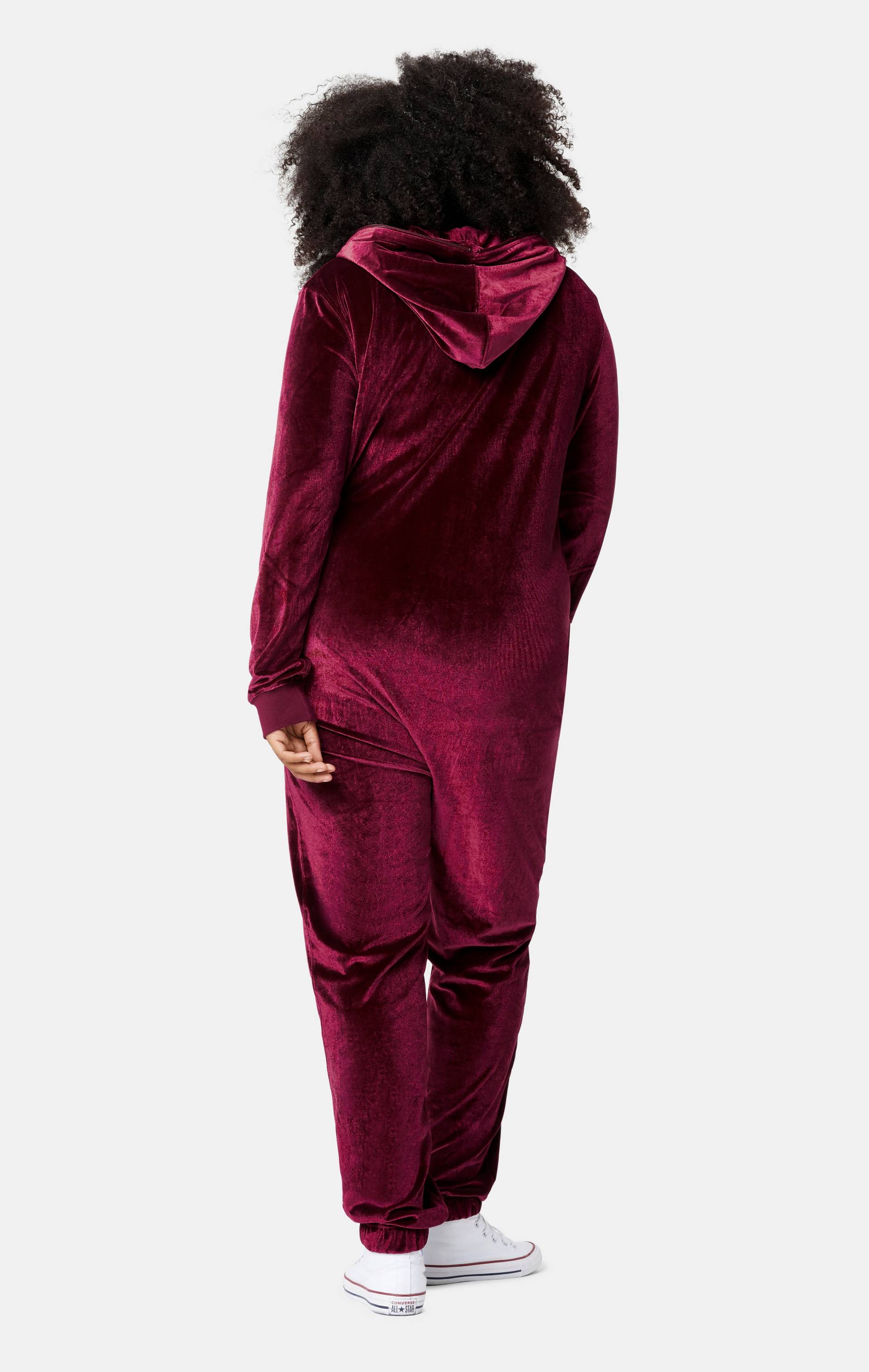 Onepiece Original Velour Jumpsuit Red - 13