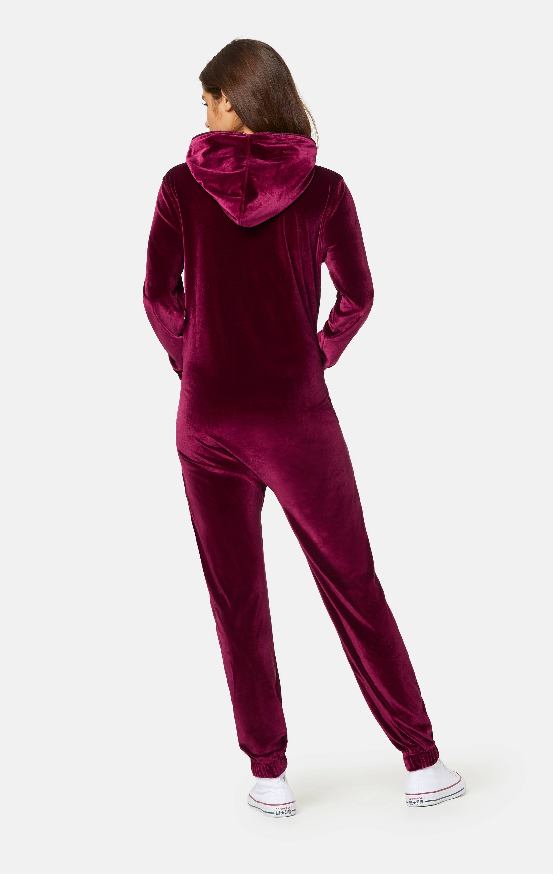 Onepiece Original Velour Jumpsuit Red - 9