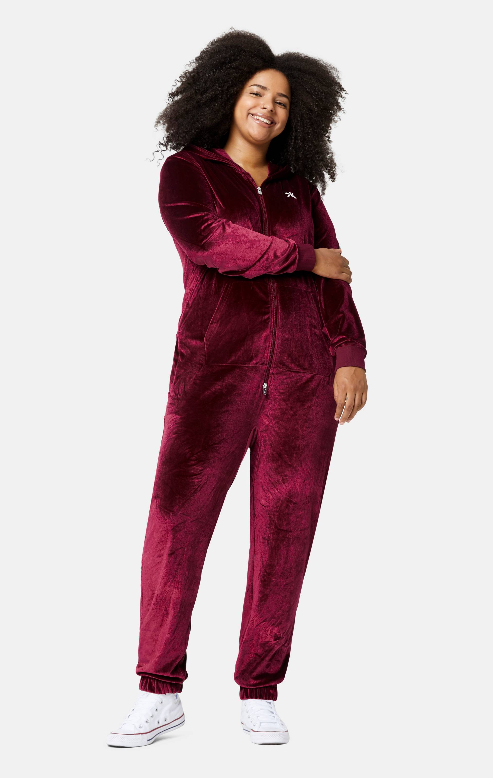 Onepiece Original Velour Jumpsuit Red - 12