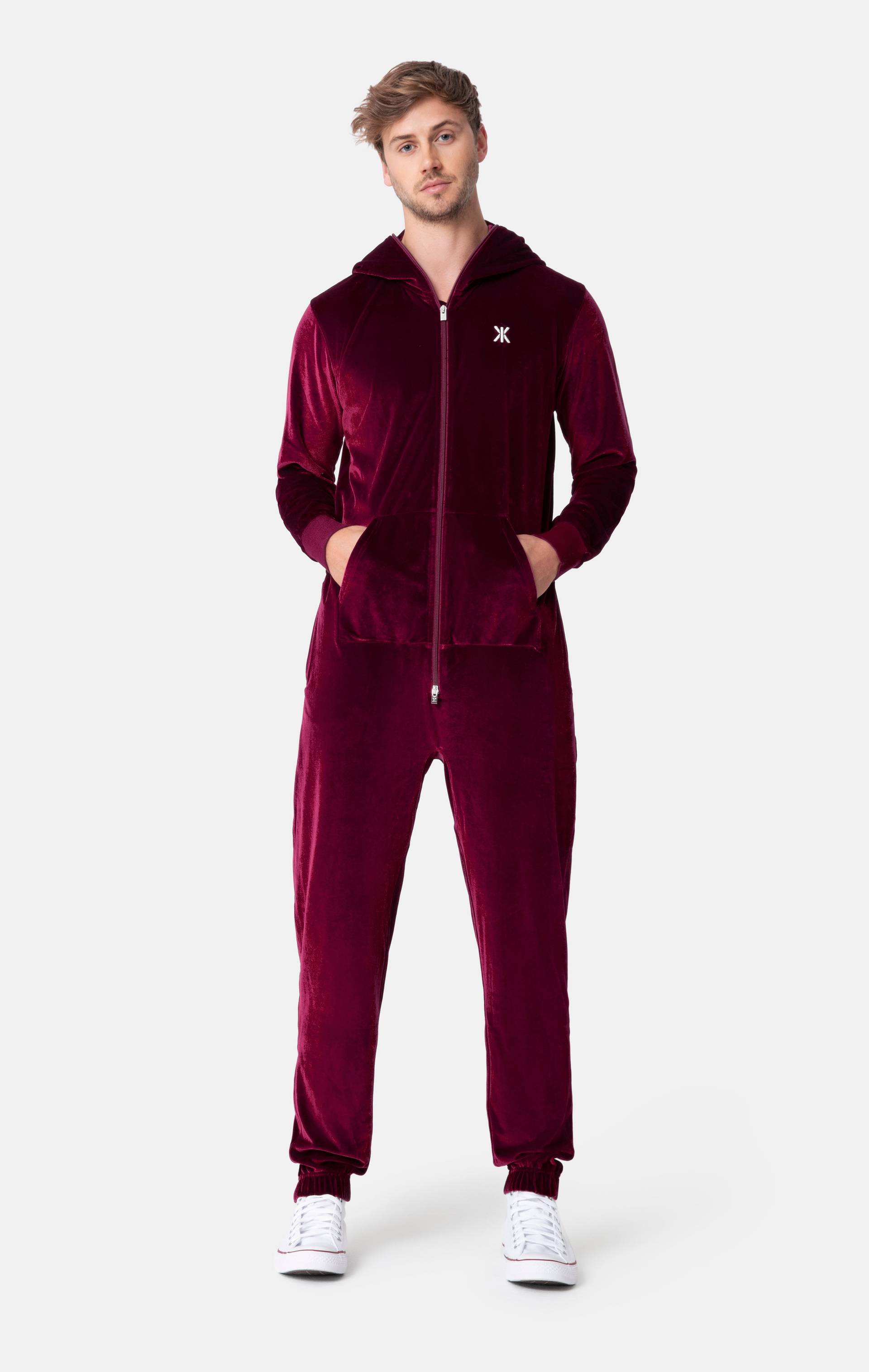Onepiece Original Velour Jumpsuit Red - 2