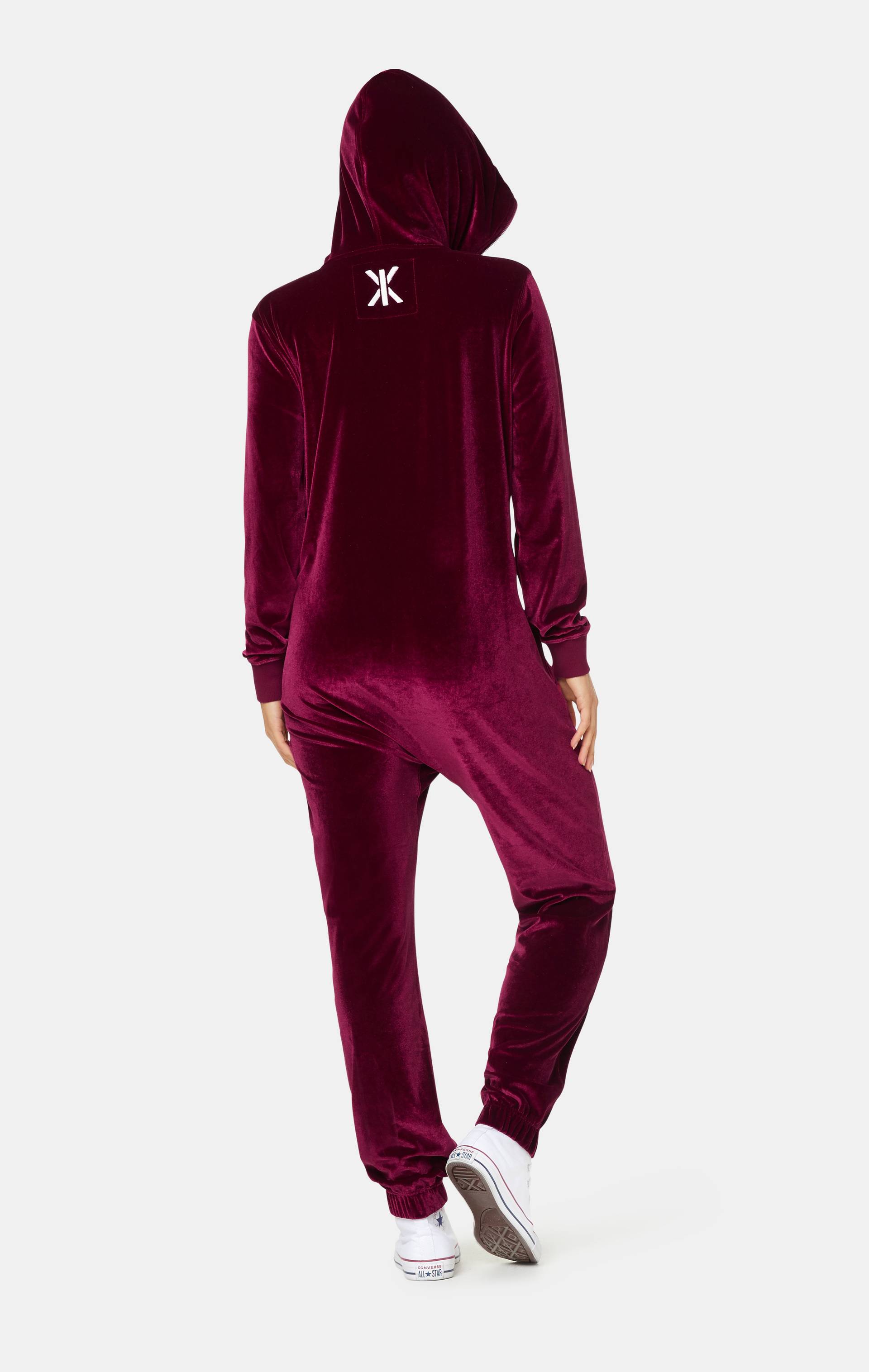 Onepiece Original Velour Jumpsuit Red - 11