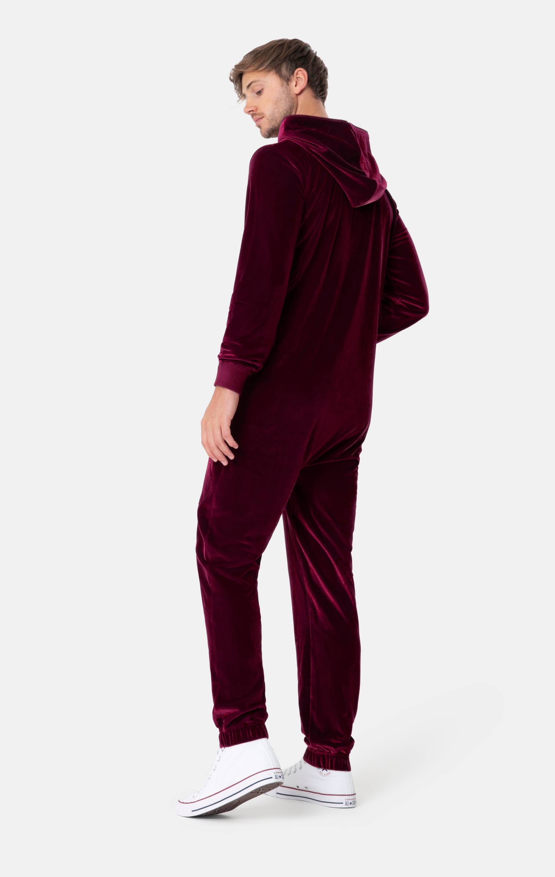 Onepiece Original Velour Jumpsuit Red - 3