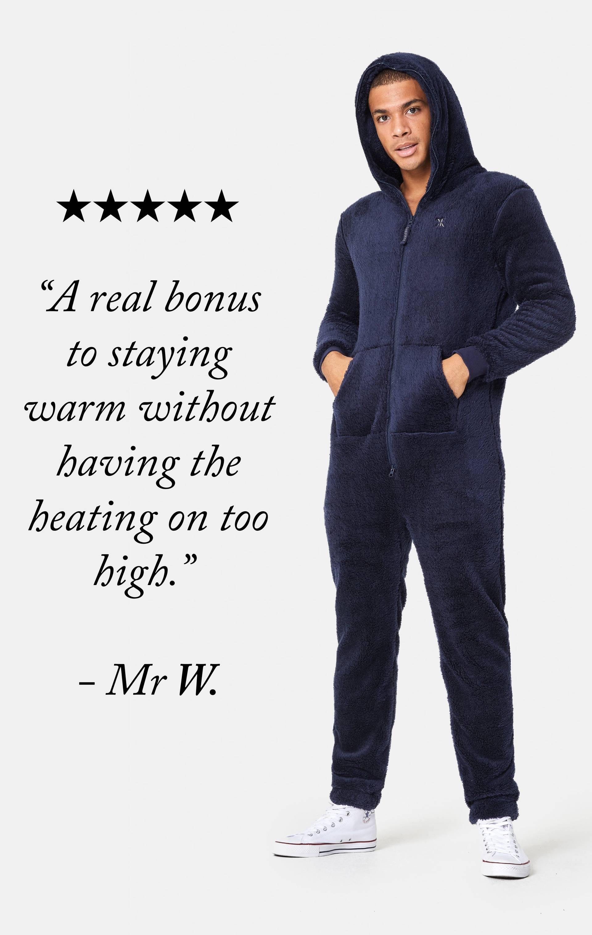 Onepiece The Puppy Jumpsuit Navy - 4