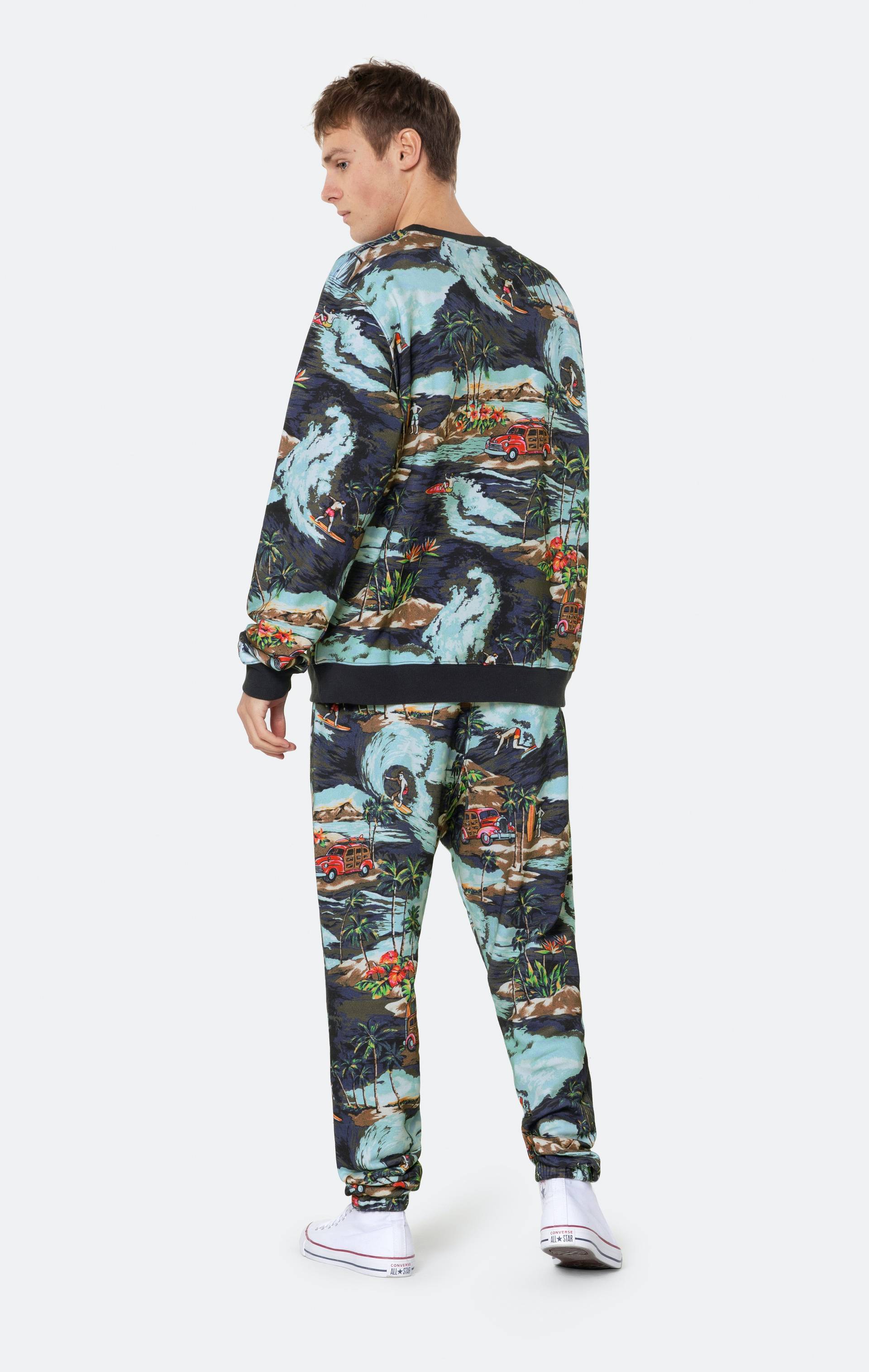 Onepiece The Vintage Hawaii Crewneck Blue Mix - 2