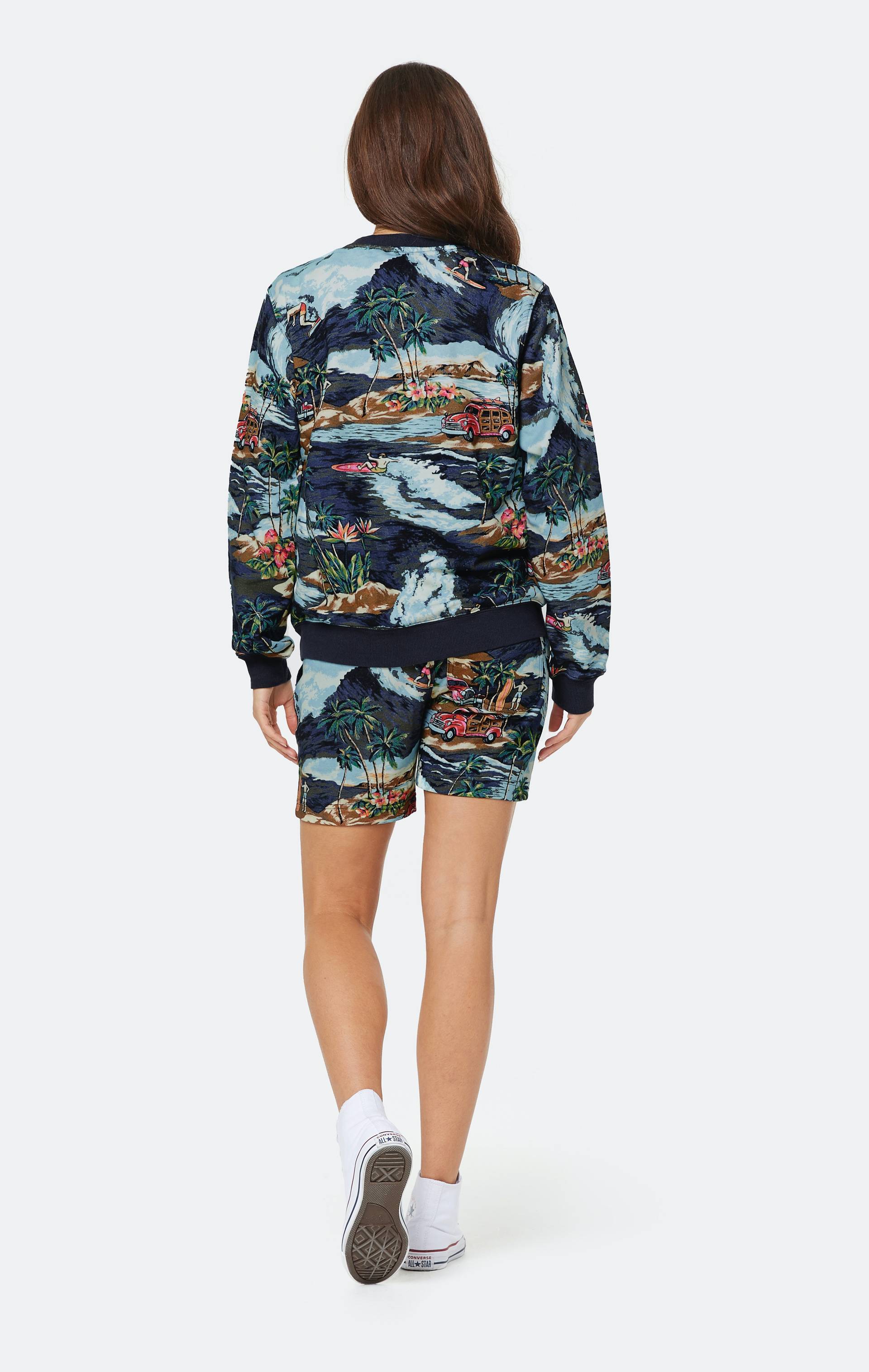 Onepiece The Vintage Hawaii Crewneck Blue Mix - 8