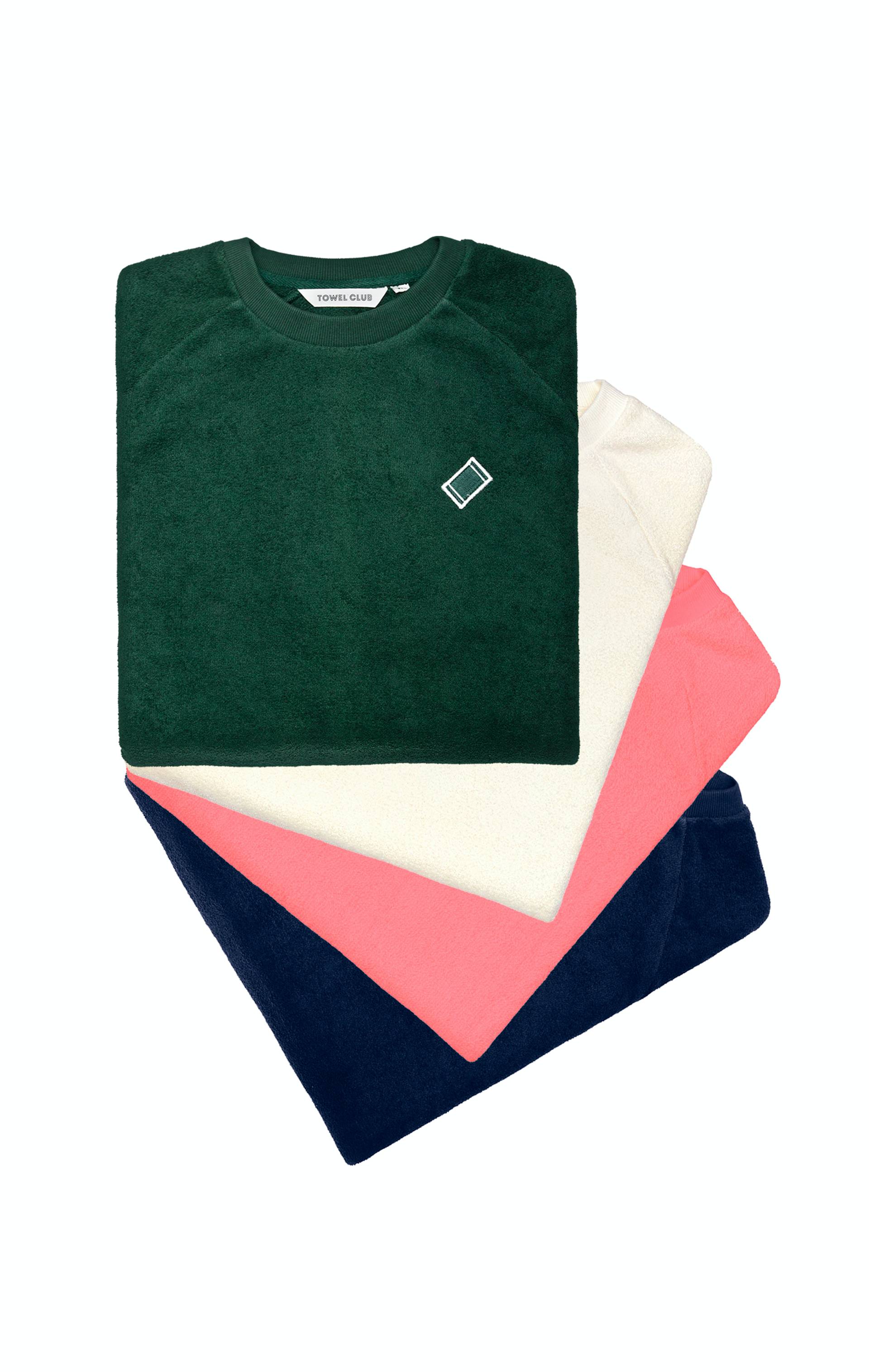 Onepiece Towel Club Crewneck Green - 10