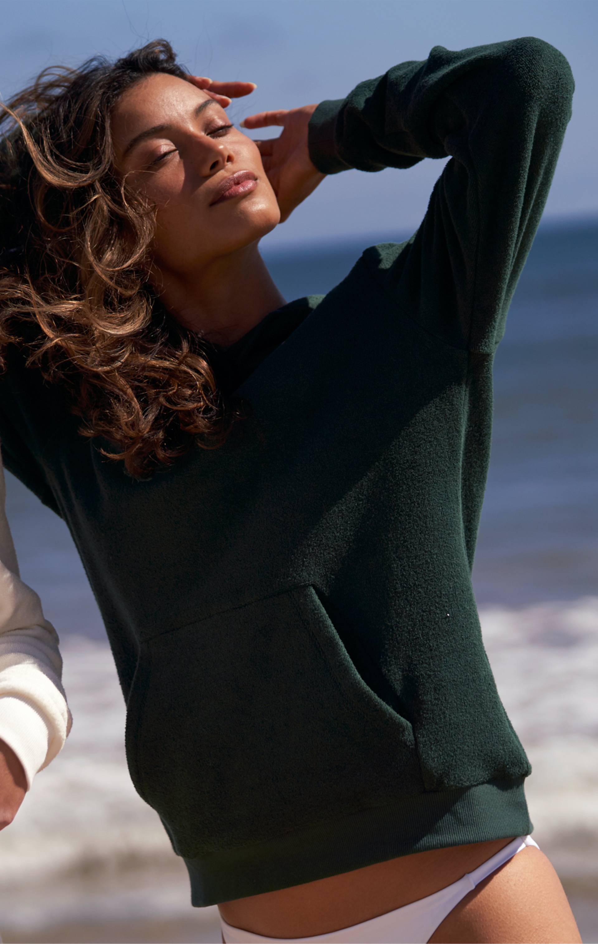 Onepiece Towel Club Crewneck Green - 5