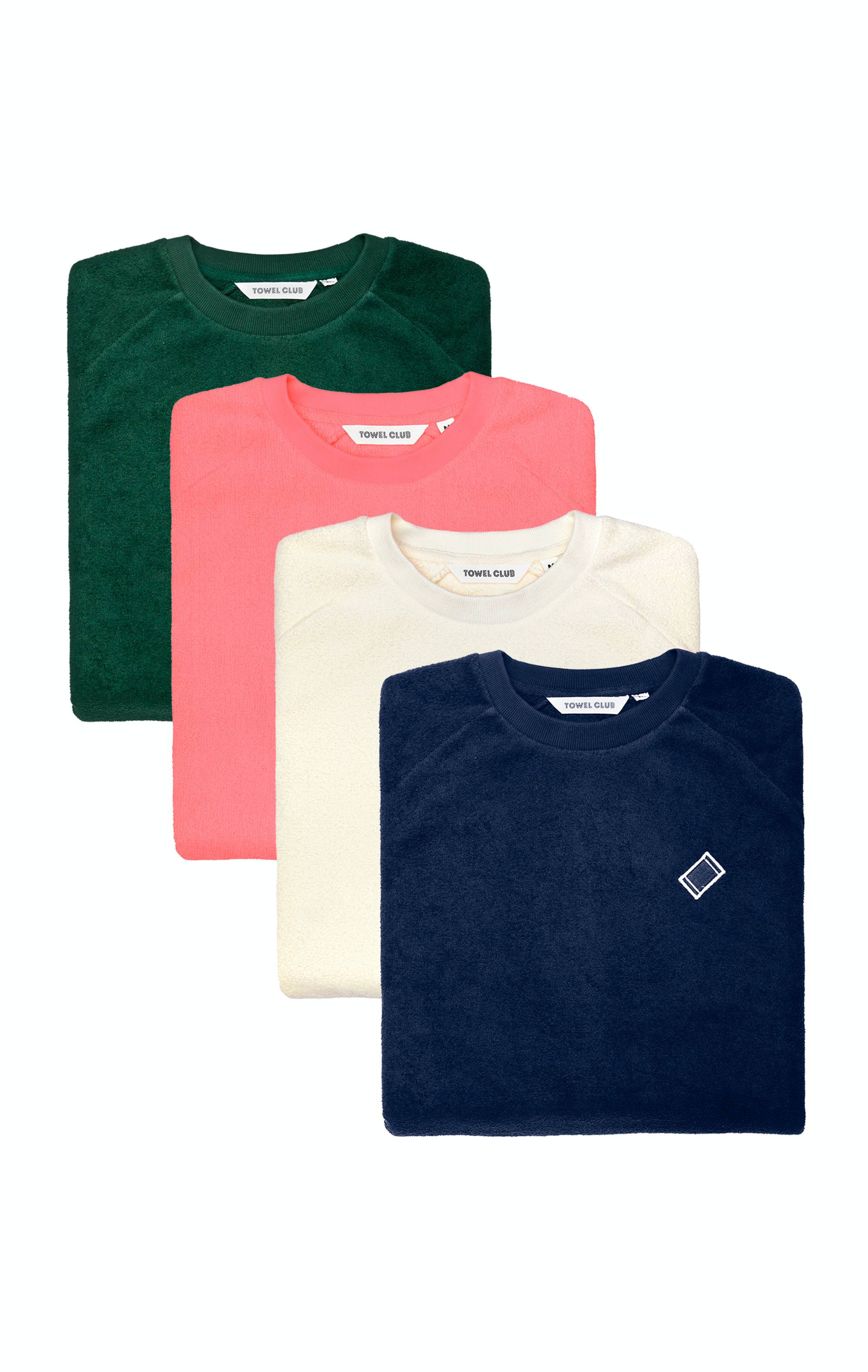 Onepiece Towel Club Crewneck Green - 8
