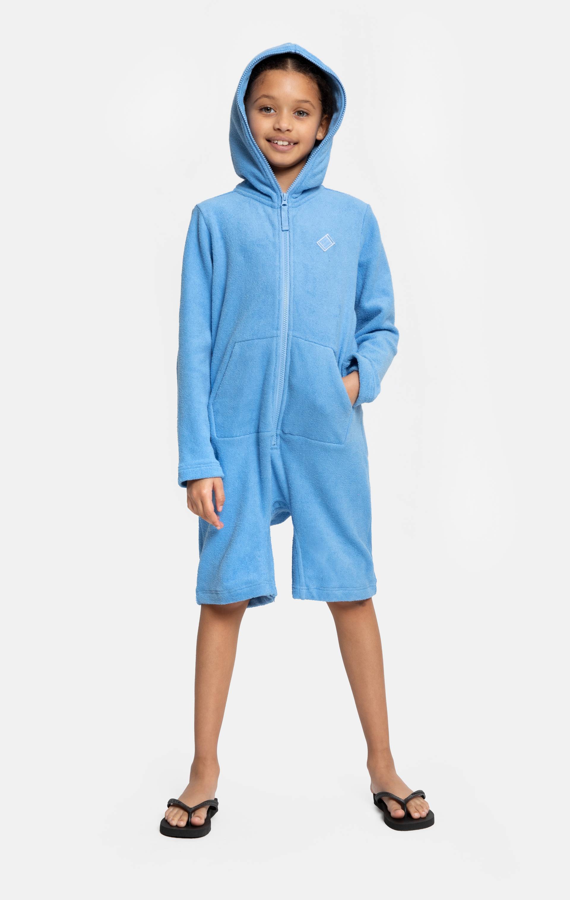 Onepiece Towel Club Short KIDS Jumpsuit Mid Blue - 4