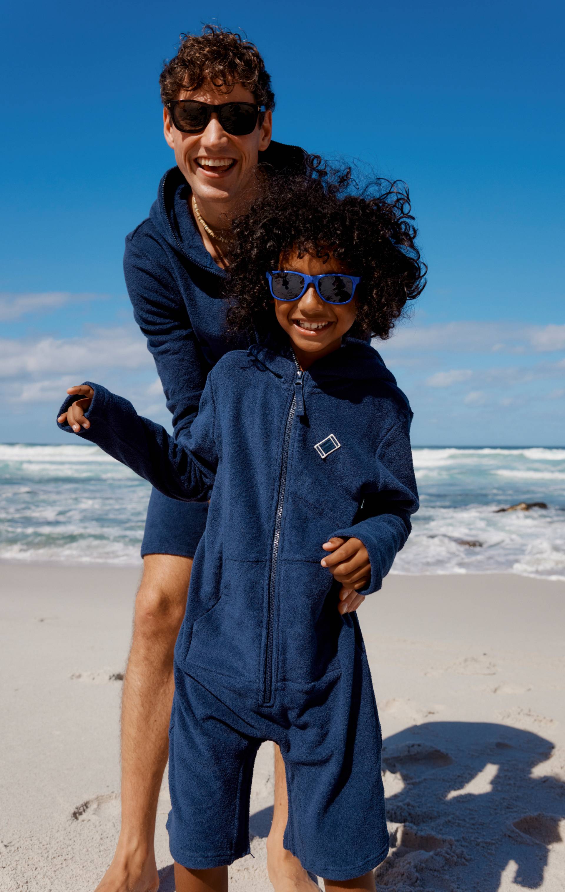Onepiece Towel Club Short KIDS Jumpsuit Navy - 9