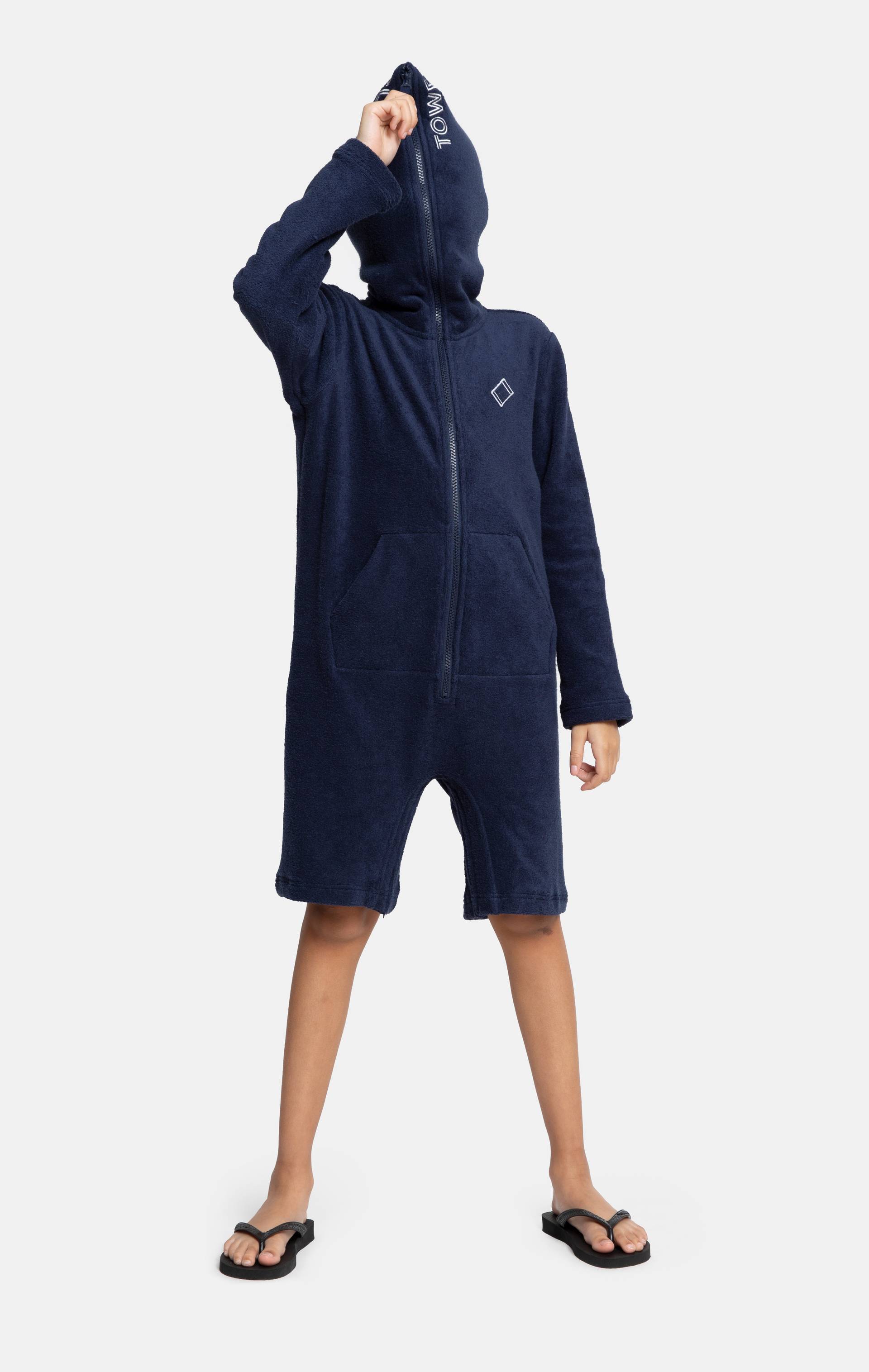 Onepiece Towel Club Short KIDS Jumpsuit Navy - 4