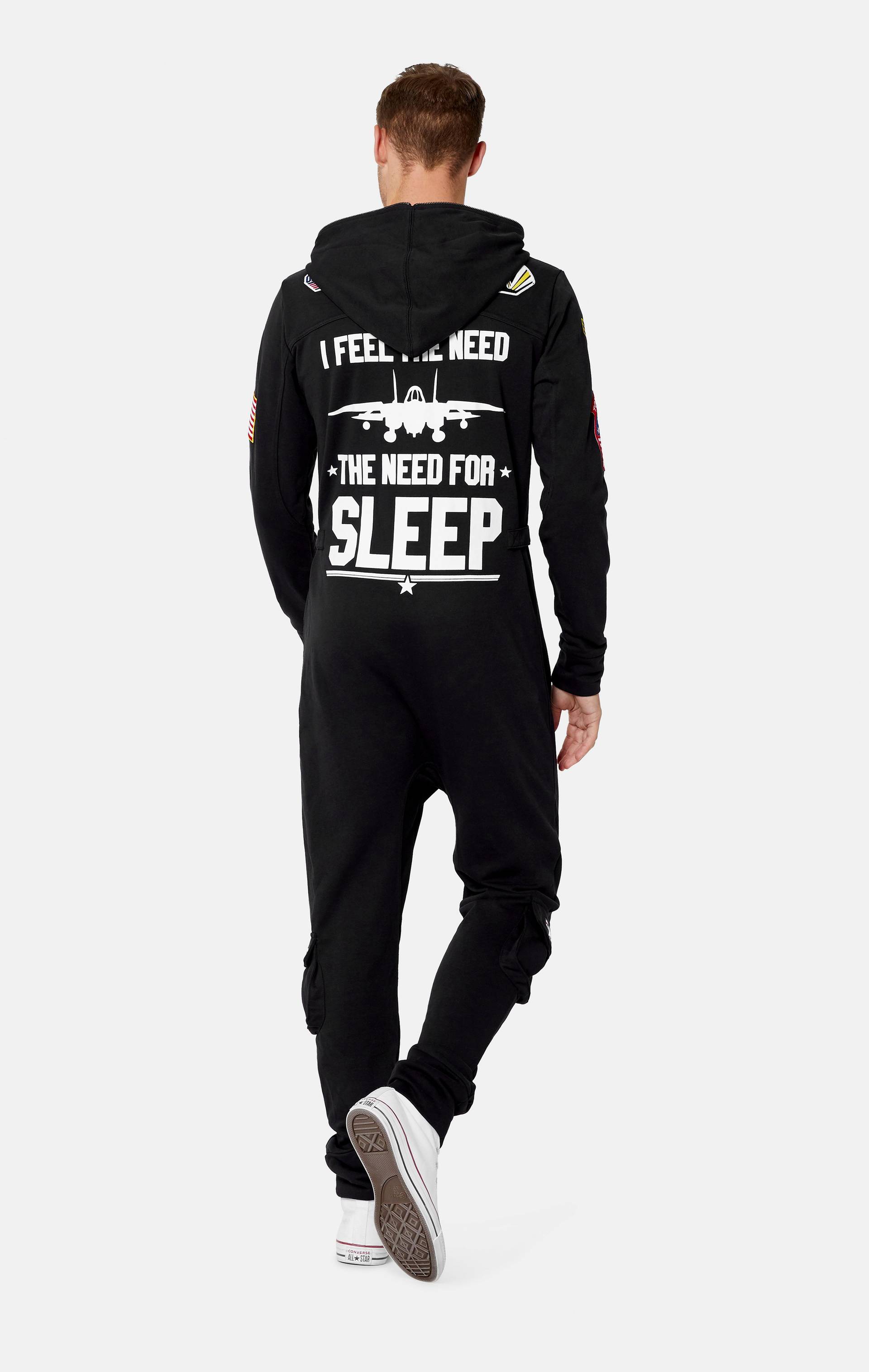Onepiece Aviator Onesie Black - 4