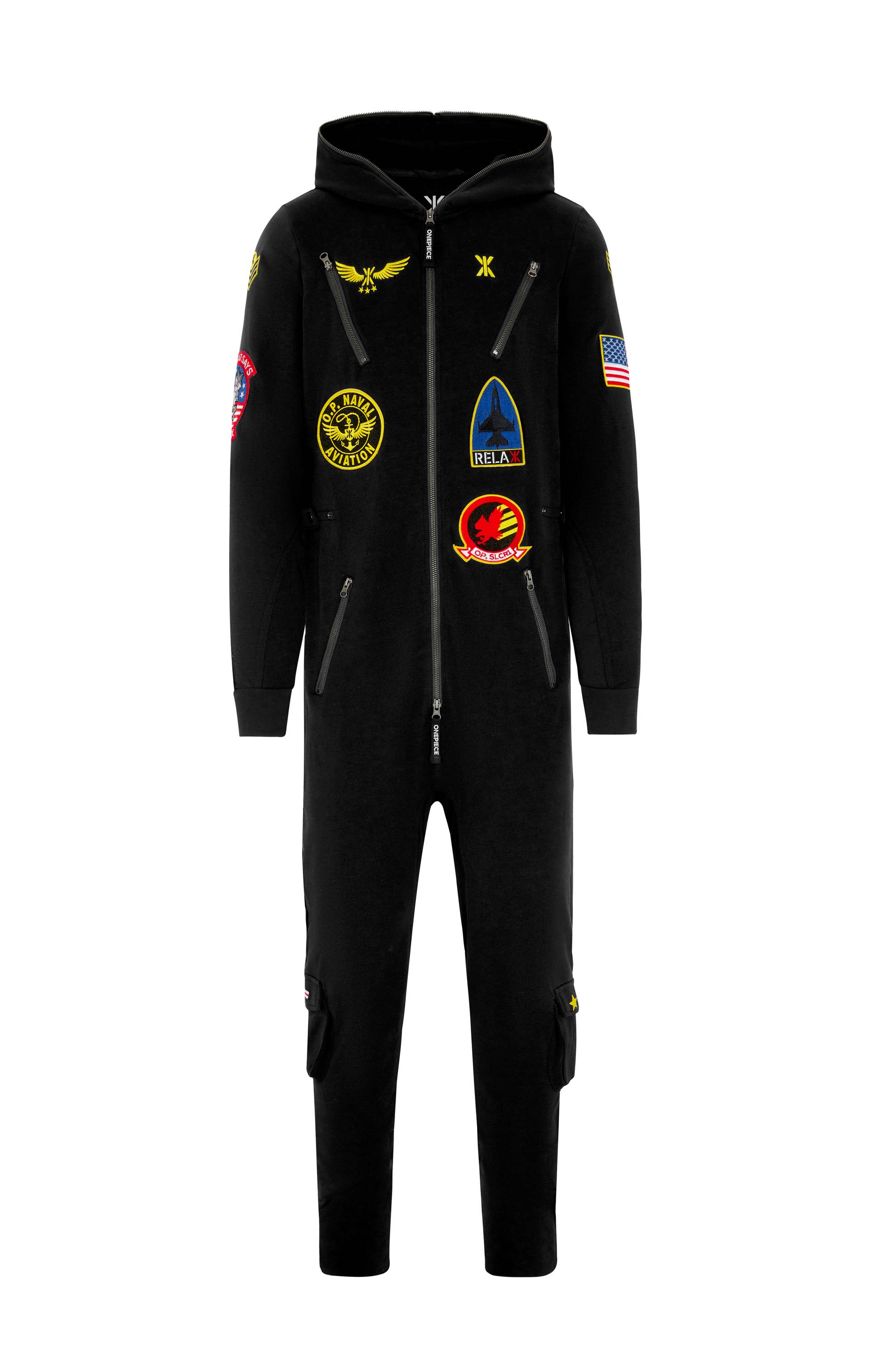 Onepiece Aviator Onesie Black - 1
