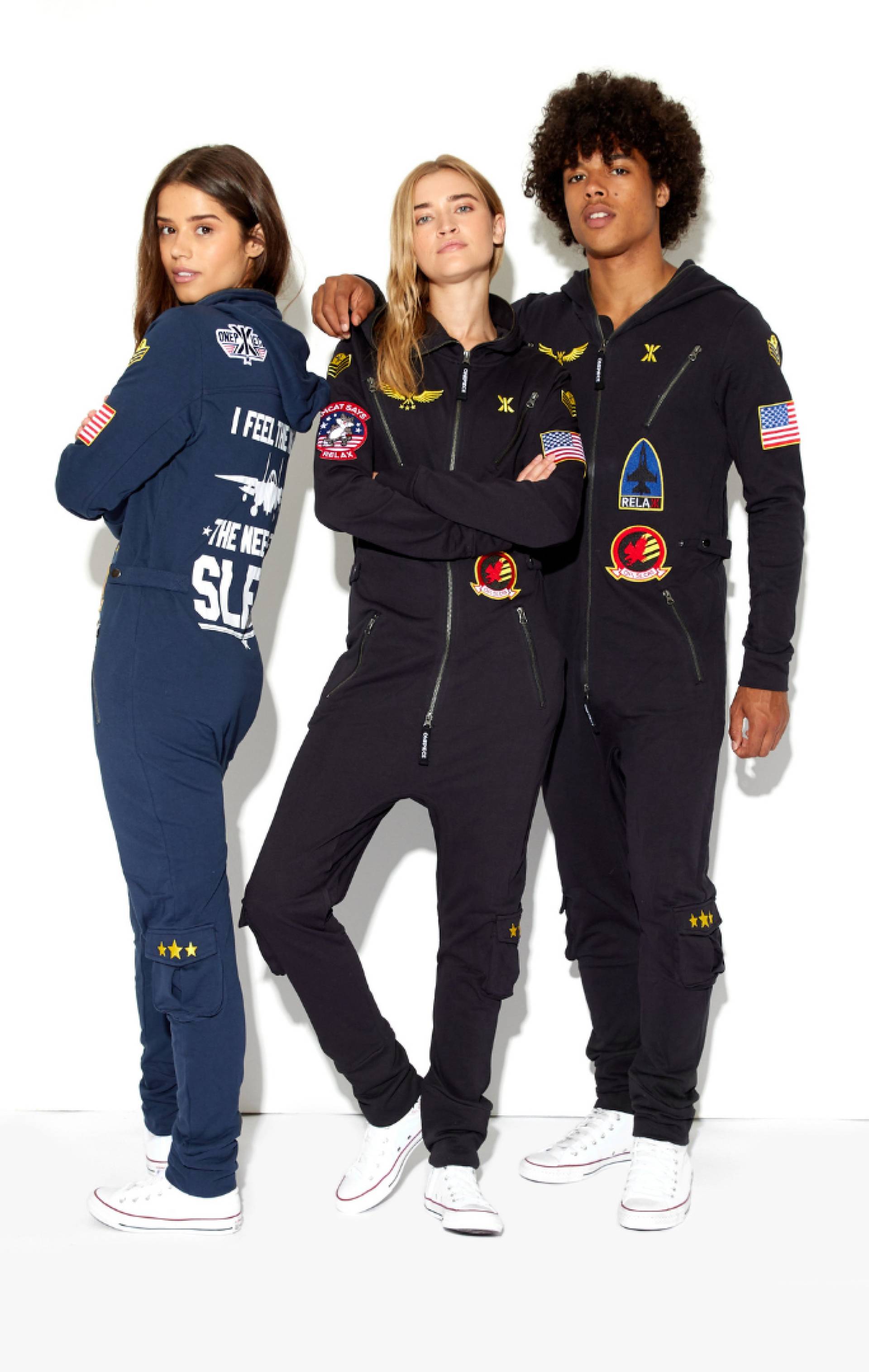 Onepiece Aviator Onesie Black - 19