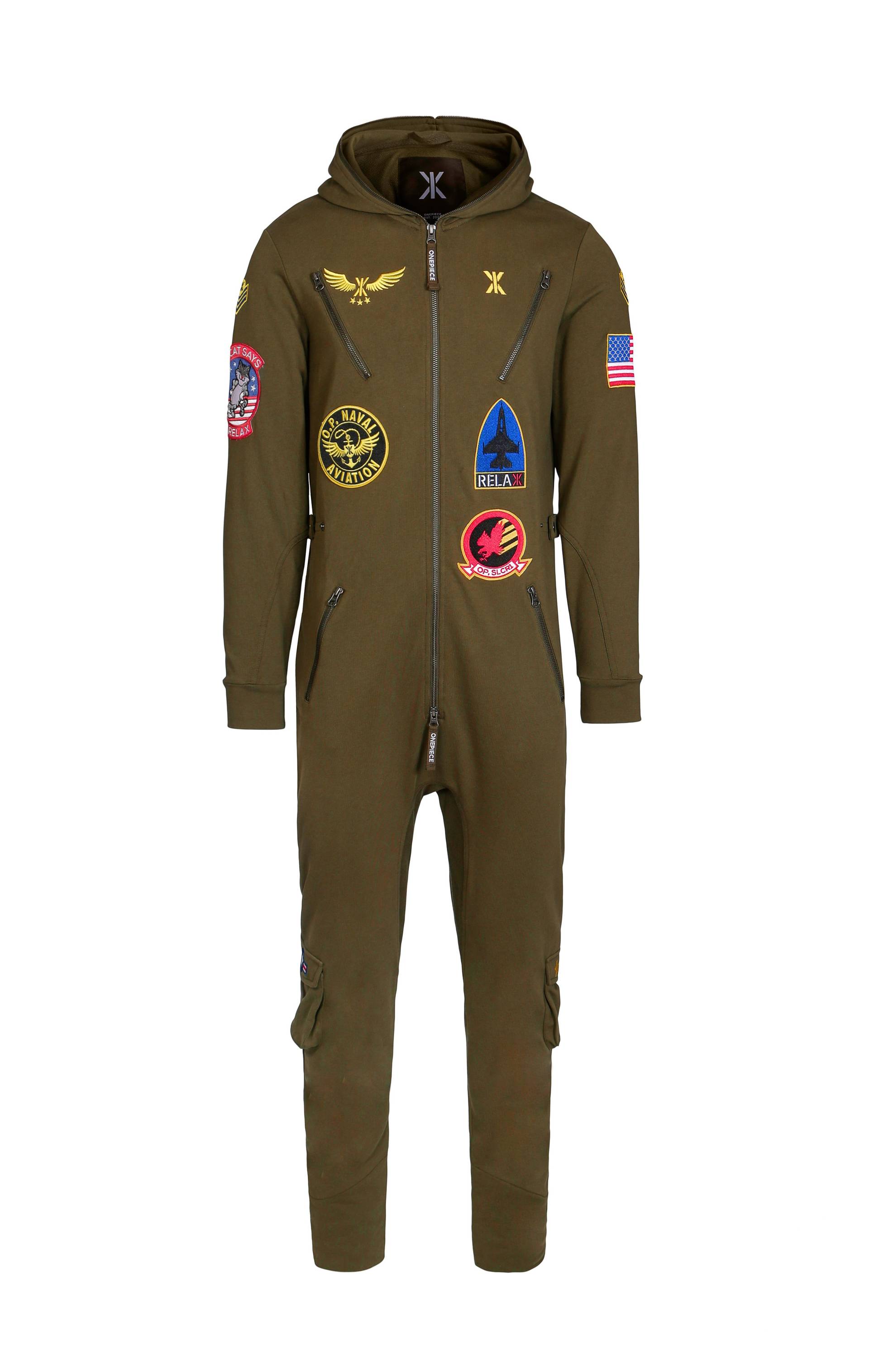 Onepiece Aviator Onesie Green - 1