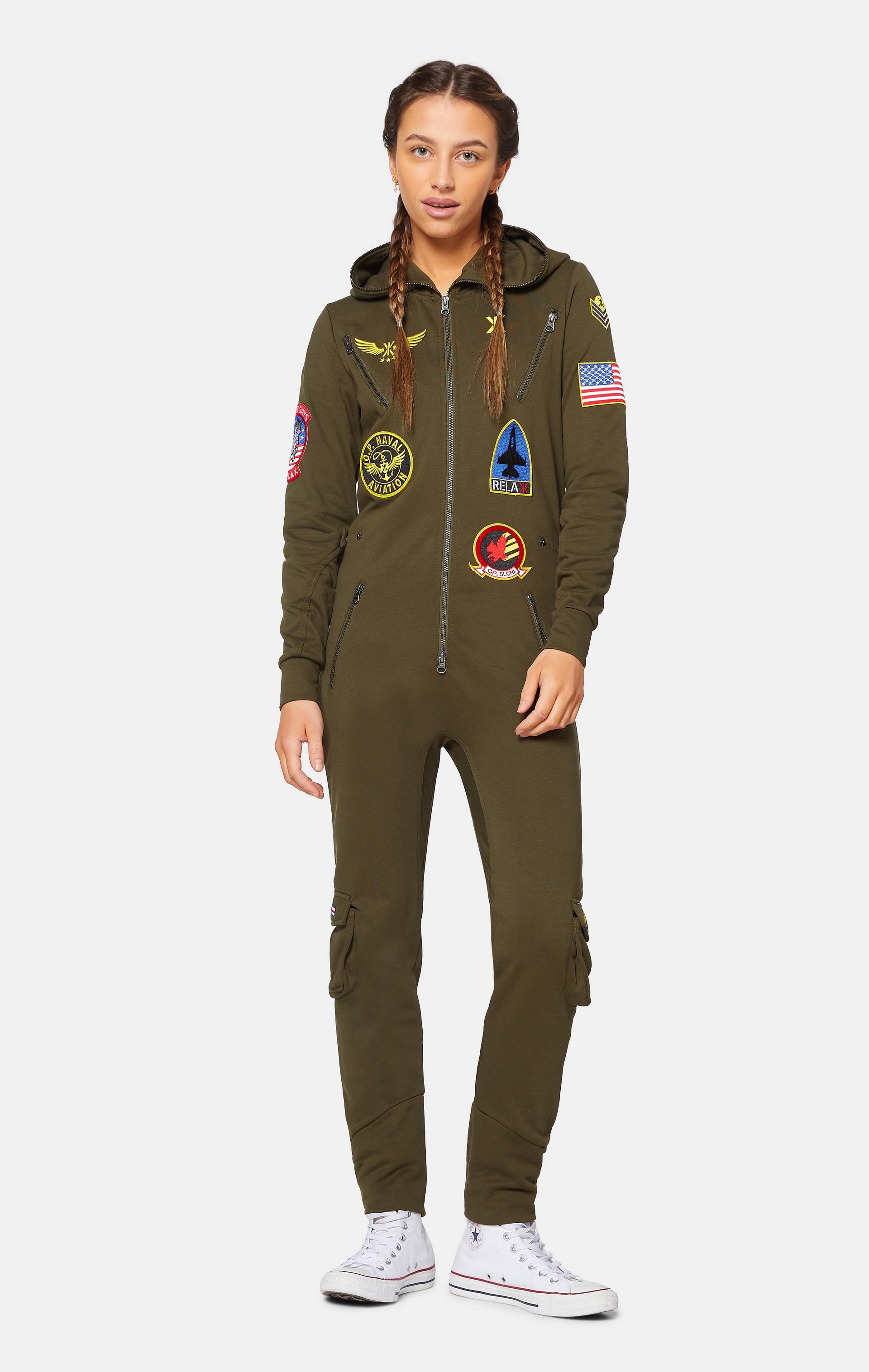 Onepiece Aviator Onesie Green - 9