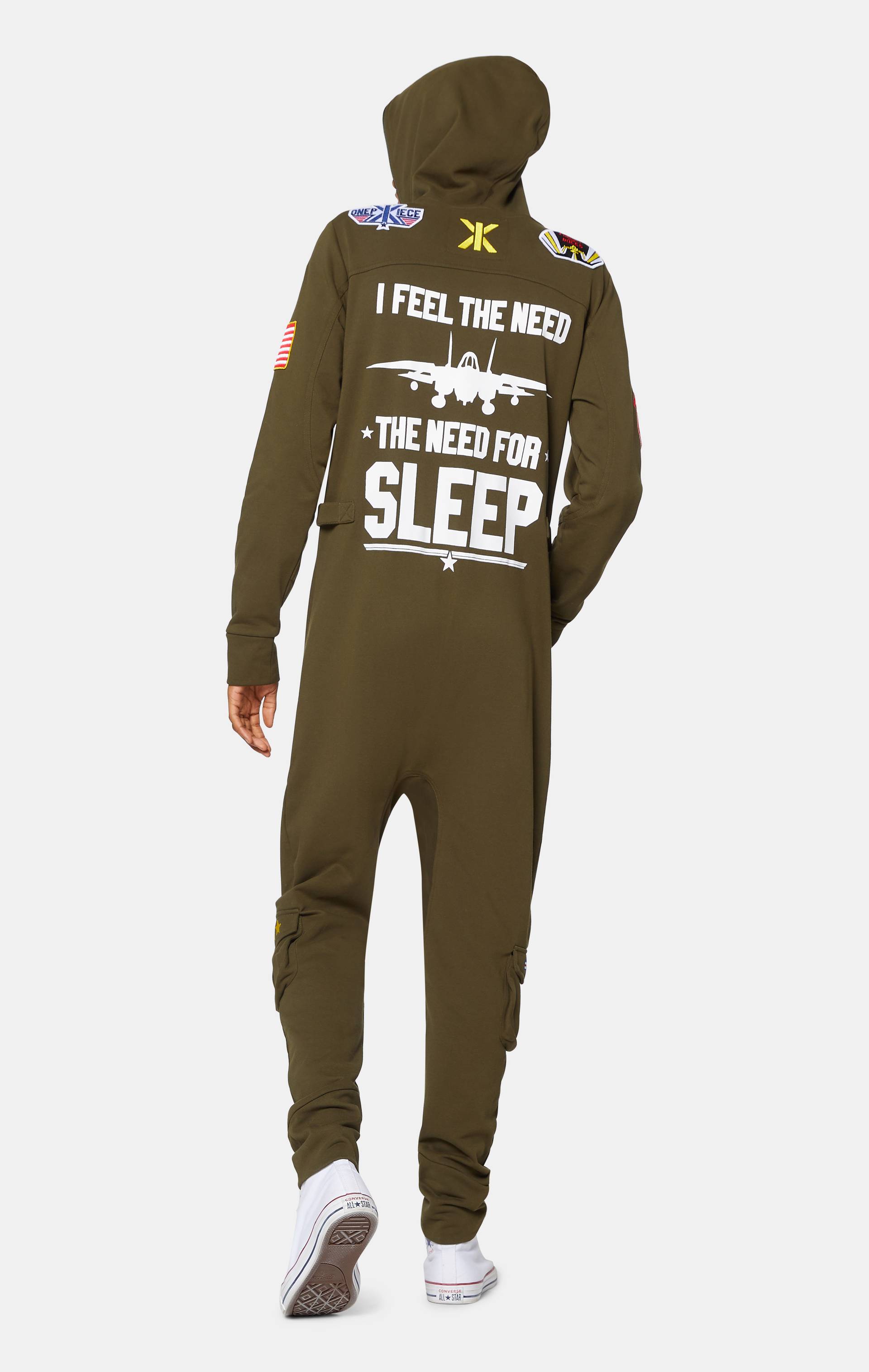 Onepiece Aviator Onesie Green - 8