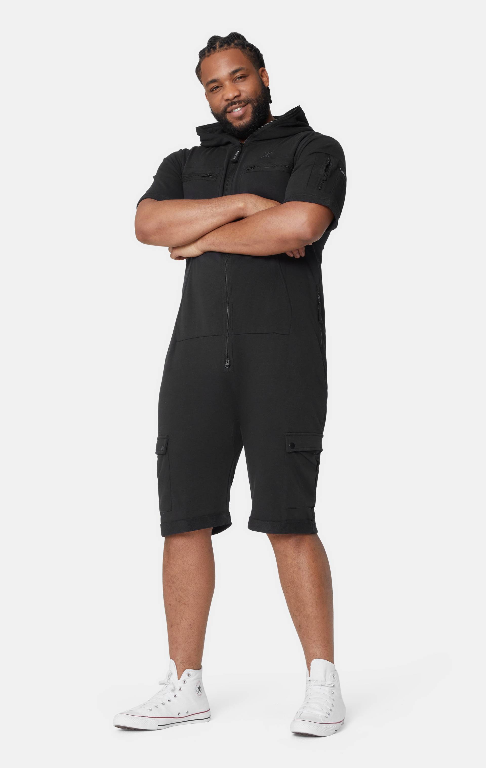 Short sales jumpsuit men