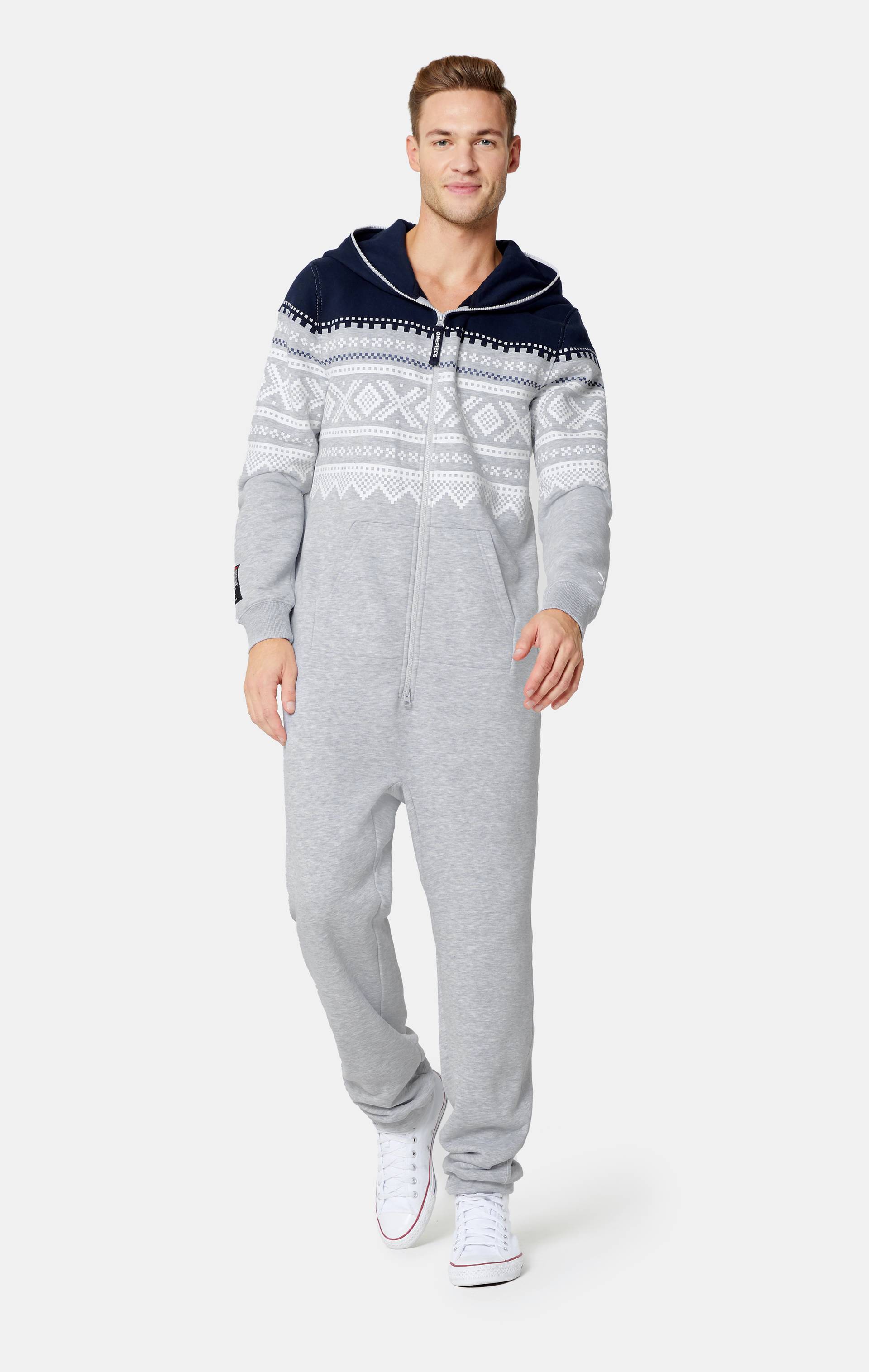 Onepiece Marius Onesie 2.0 Grey Melange - 2