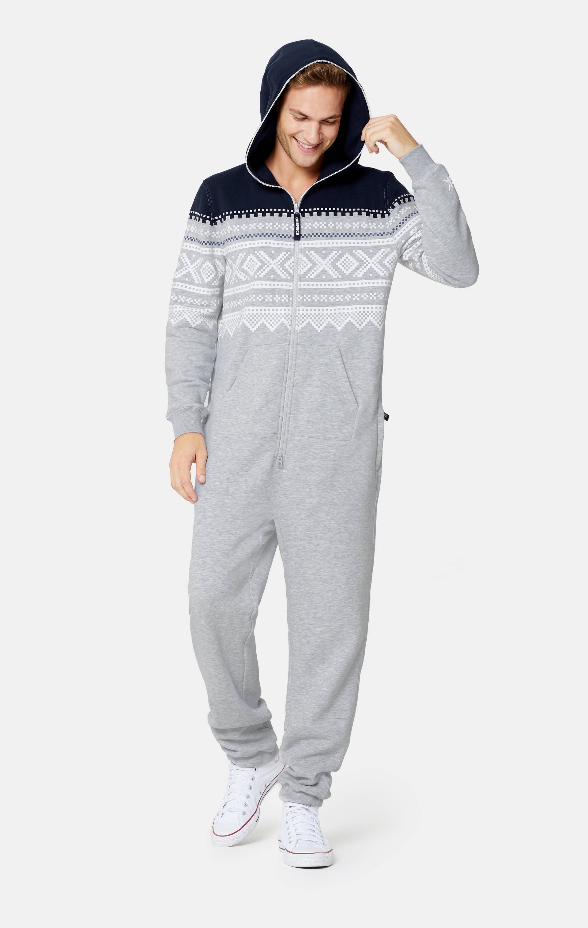 Onepiece Marius Onesie 2.0 Grey Melange - 4