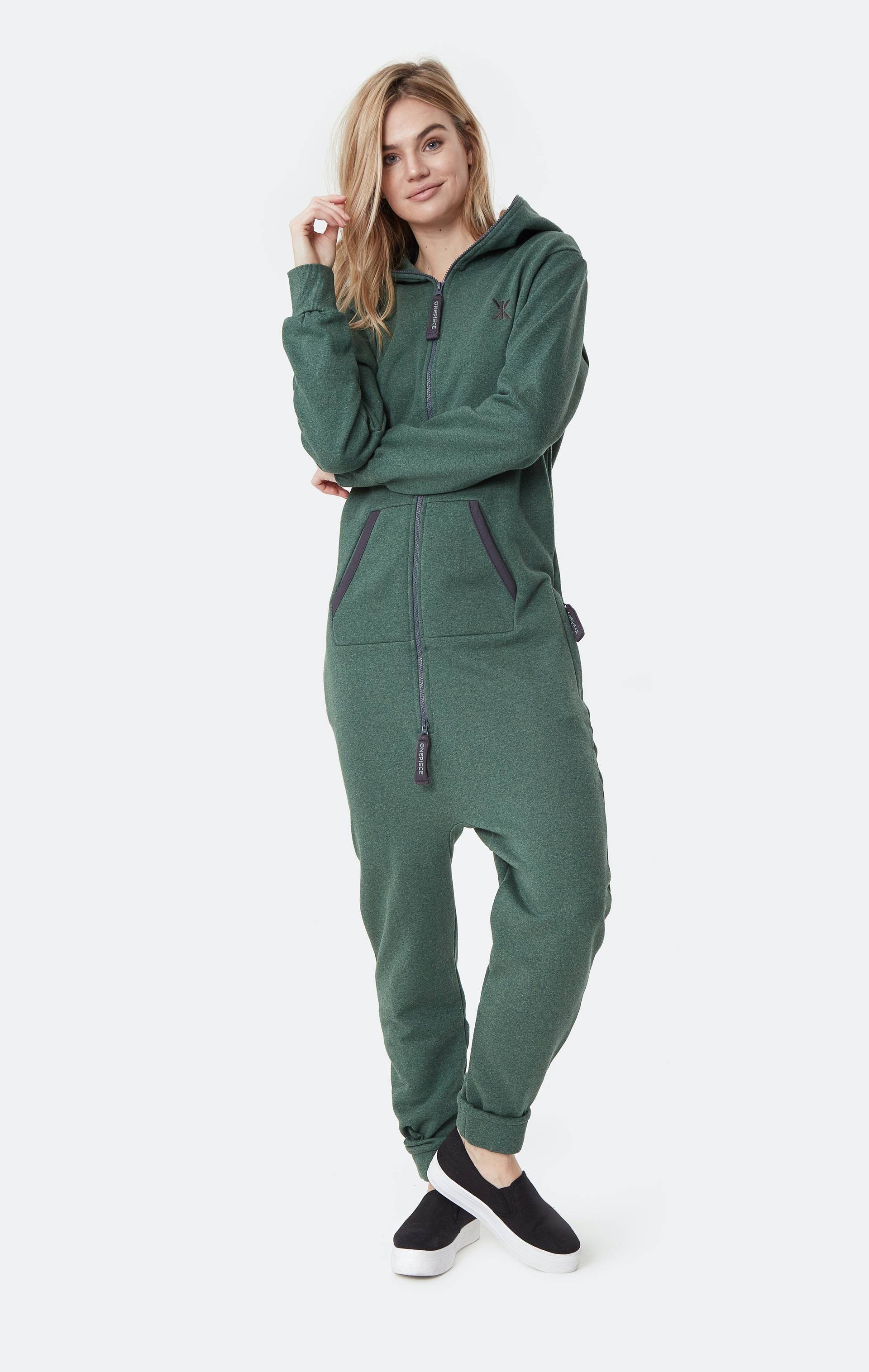 Onepiece Original Onesie Loose Fit Jungle Green Melange - 5