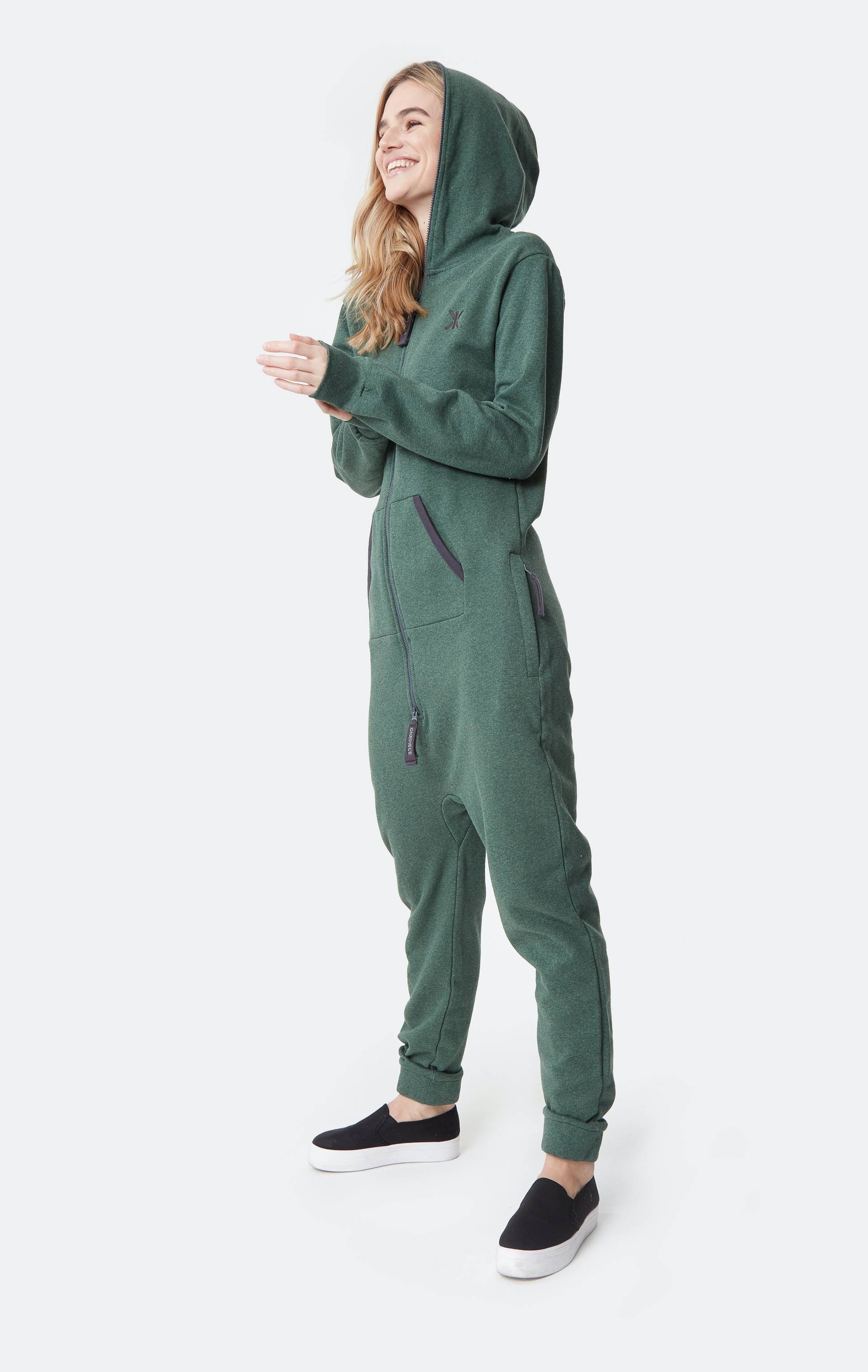 Onepiece Original Onesie Loose Fit Jungle Green Melange - 6