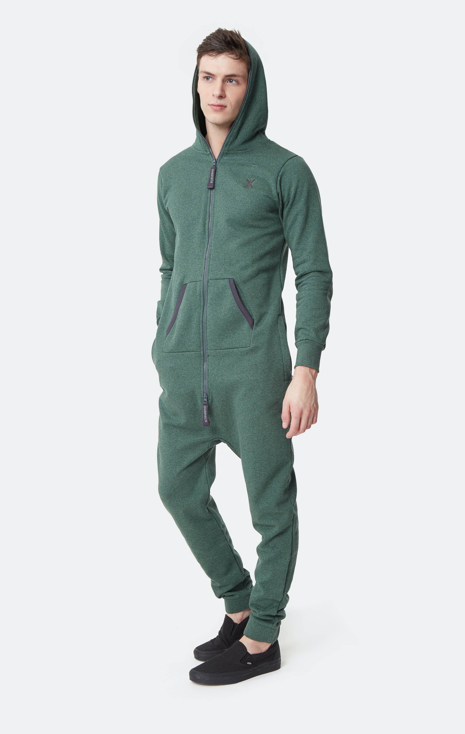 Onepiece Original Onesie Loose Fit Jungle Green Melange - 4
