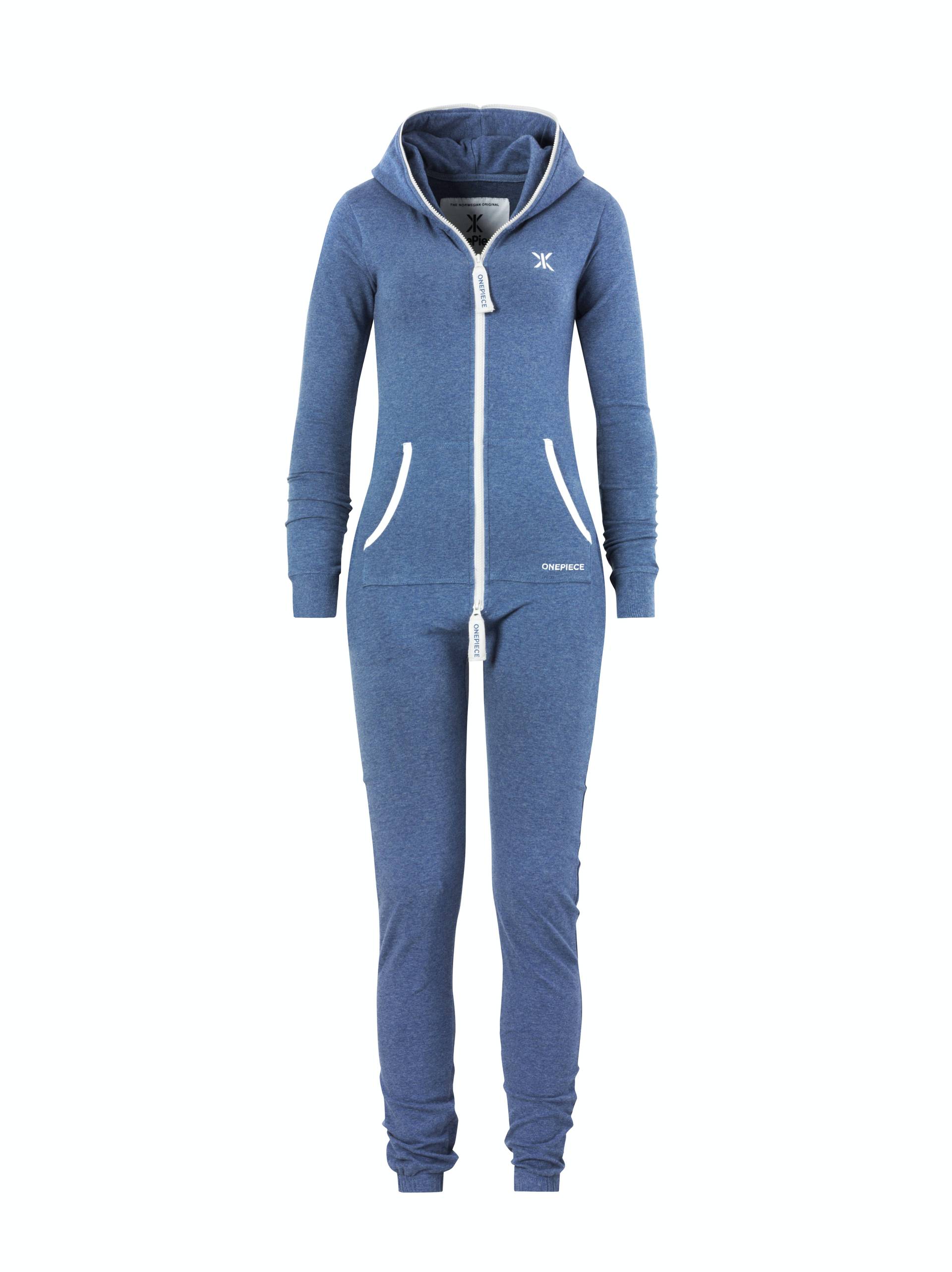 Original Fitted Onesie Navy Melange - Onepiece