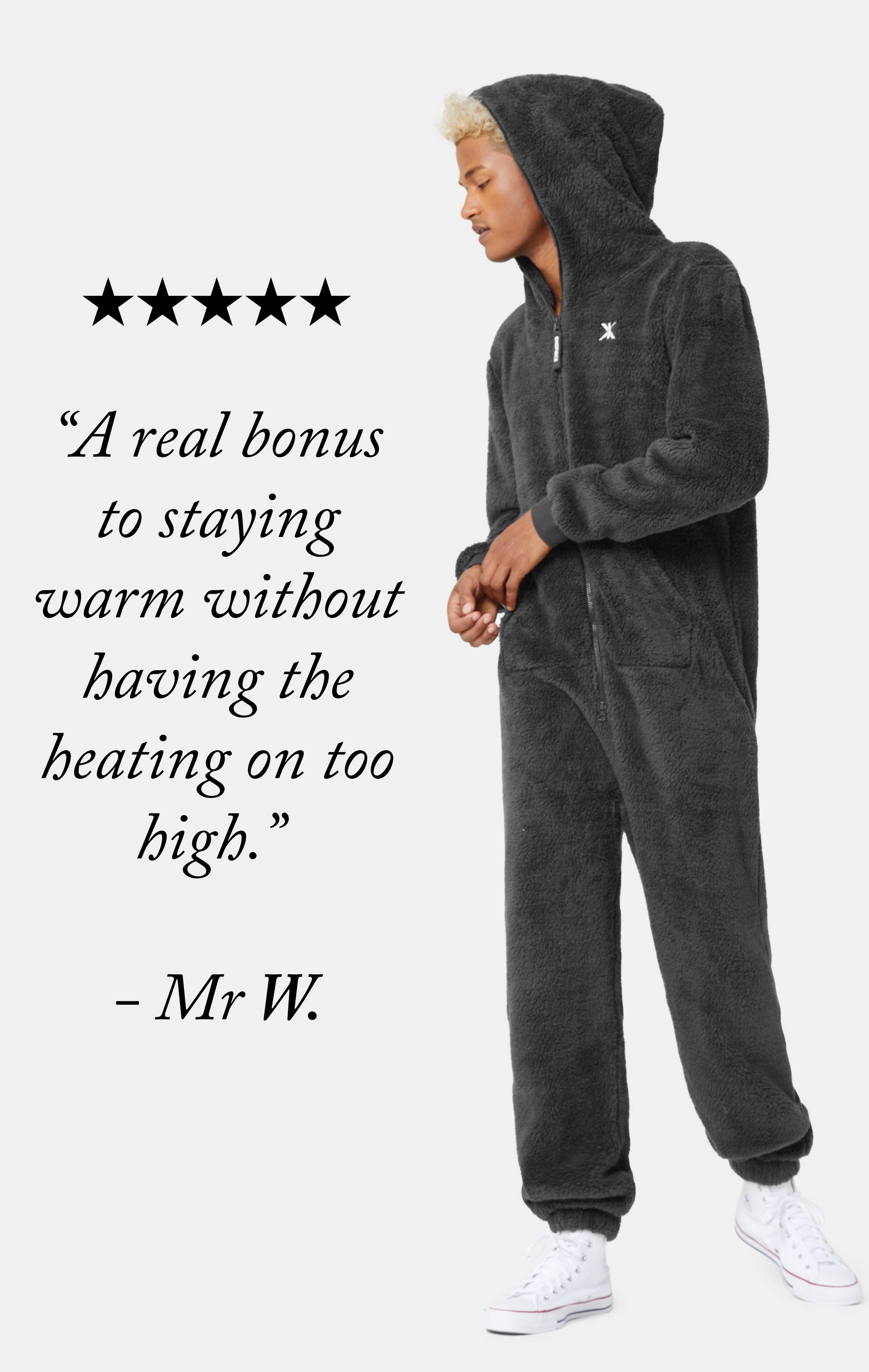 Onepiece The Puppy Jumpsuit Dark Grey - 5