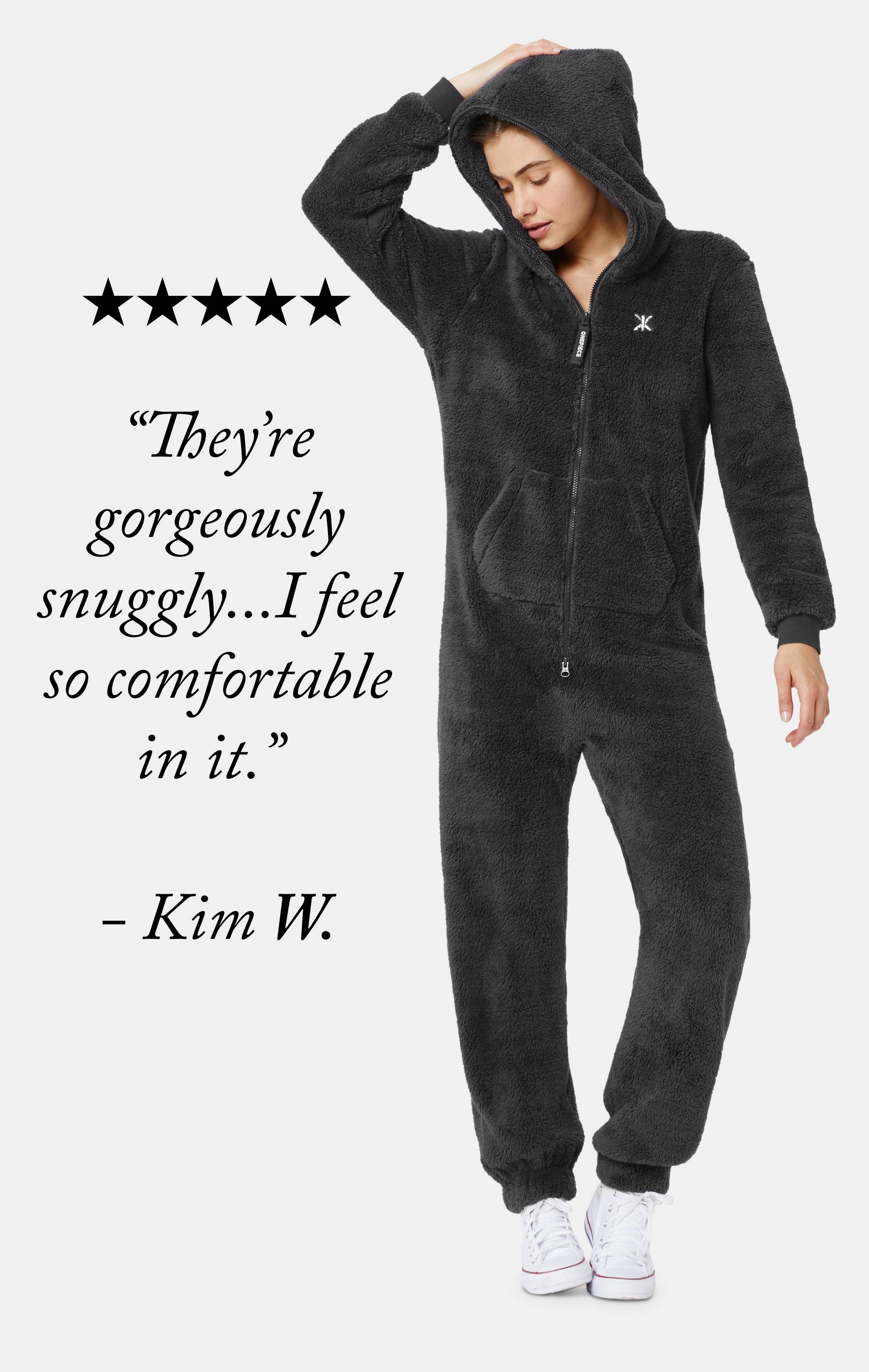 Onepiece The Puppy Jumpsuit Dark Grey - 11