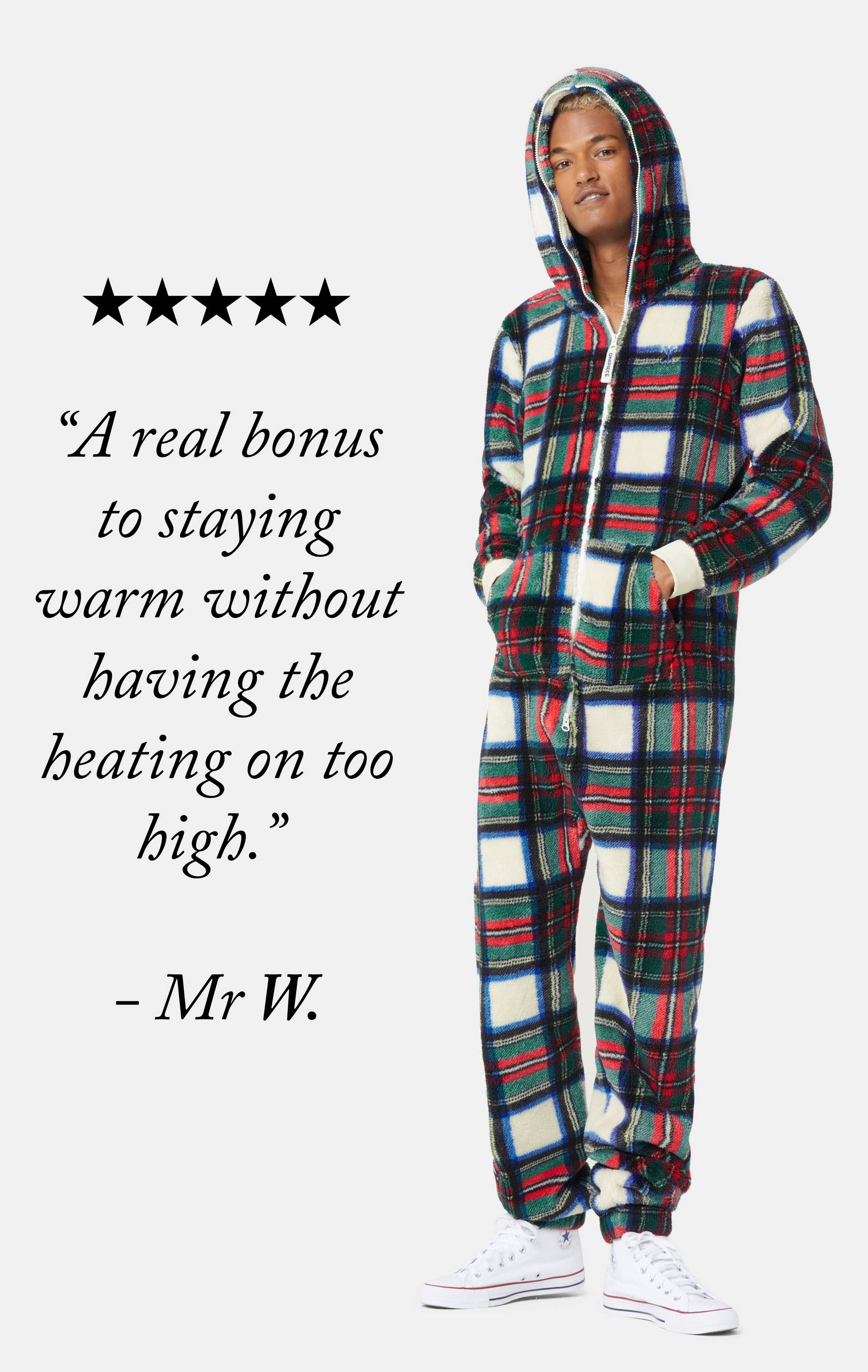 Onepiece The Puppy Jumpsuit Checkered Red - 5