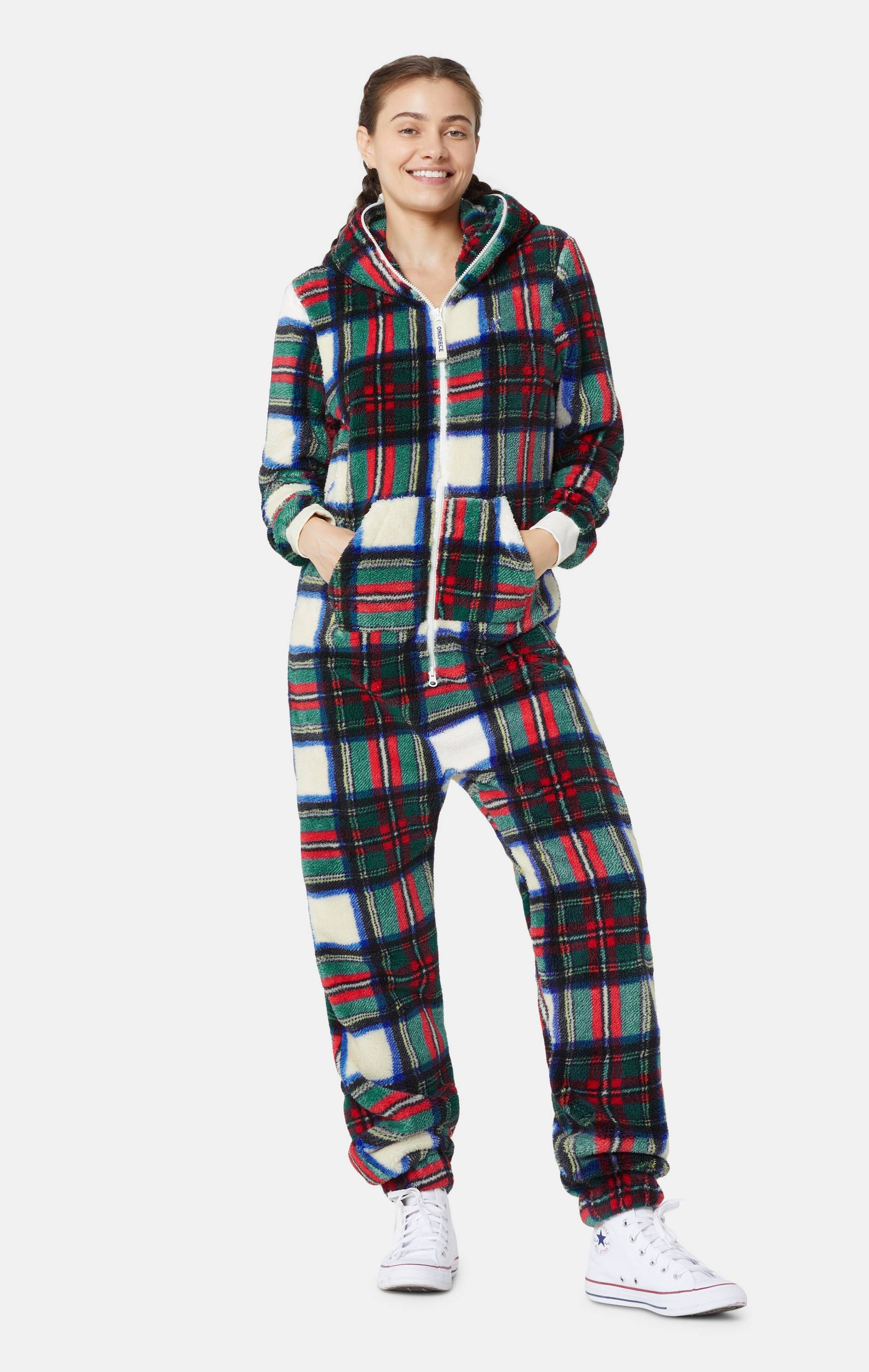 Onepiece The Puppy Jumpsuit Checkered Red - 11
