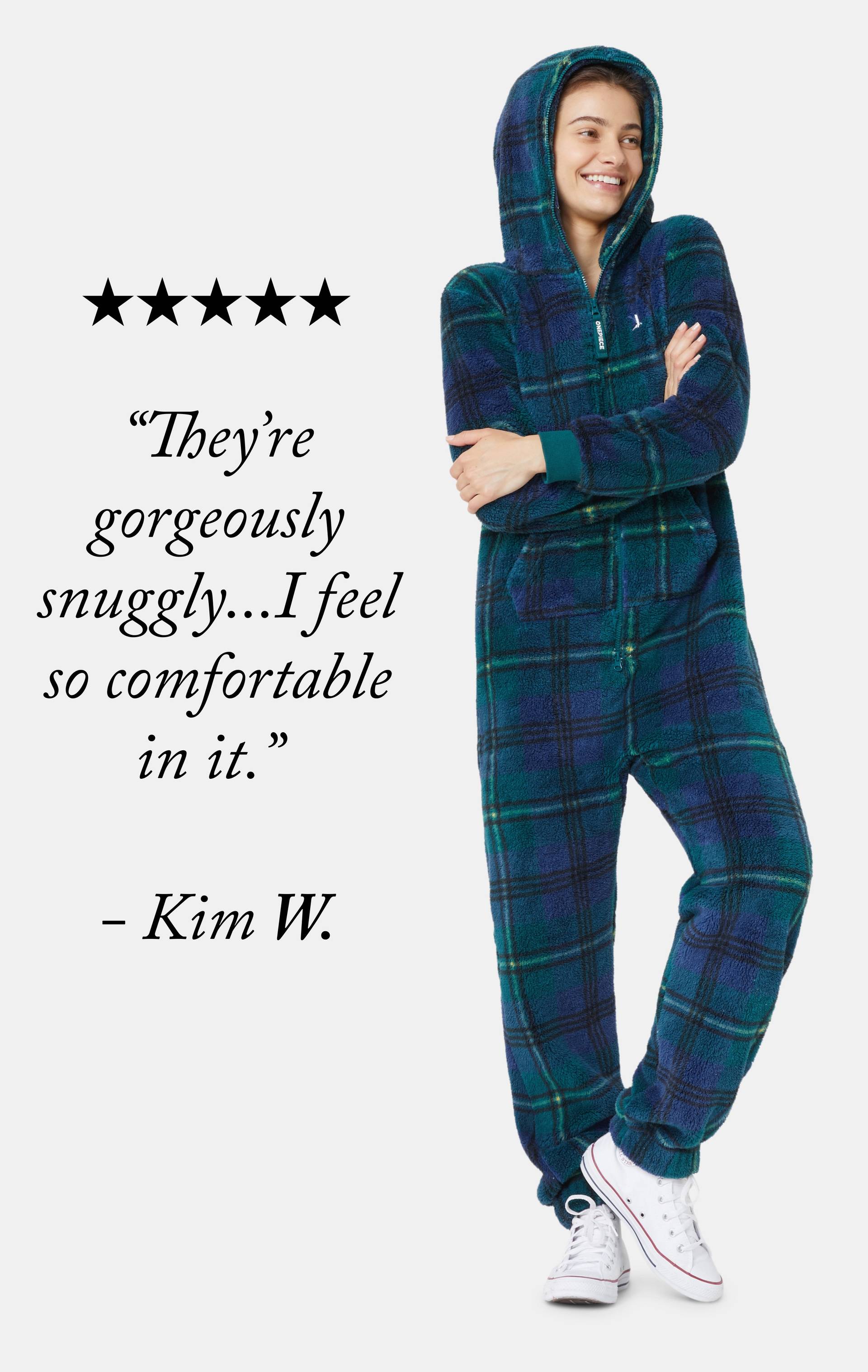 Onepiece The Puppy Jumpsuit Checkered Green - 11