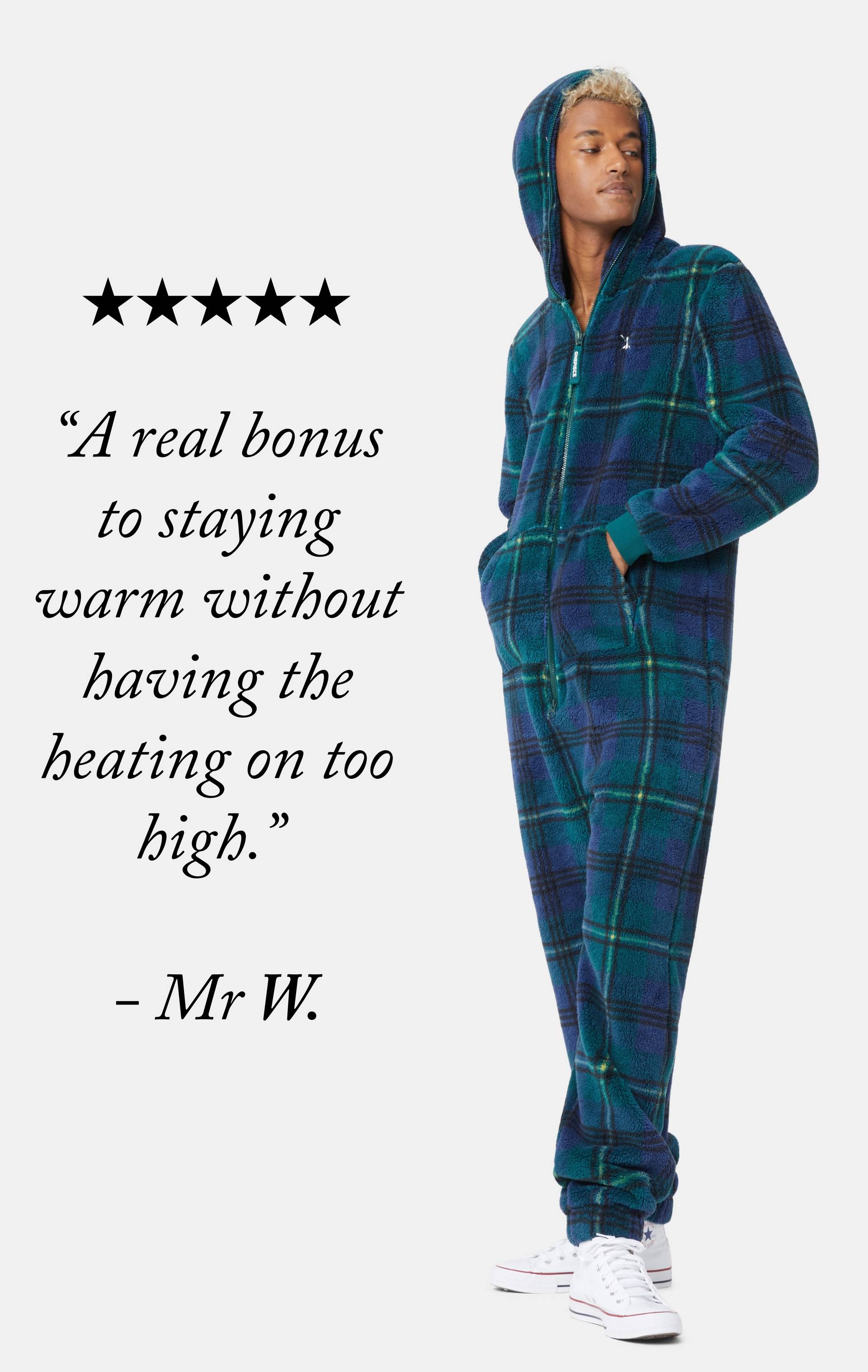 Onepiece The Puppy Jumpsuit Checkered Green - 5