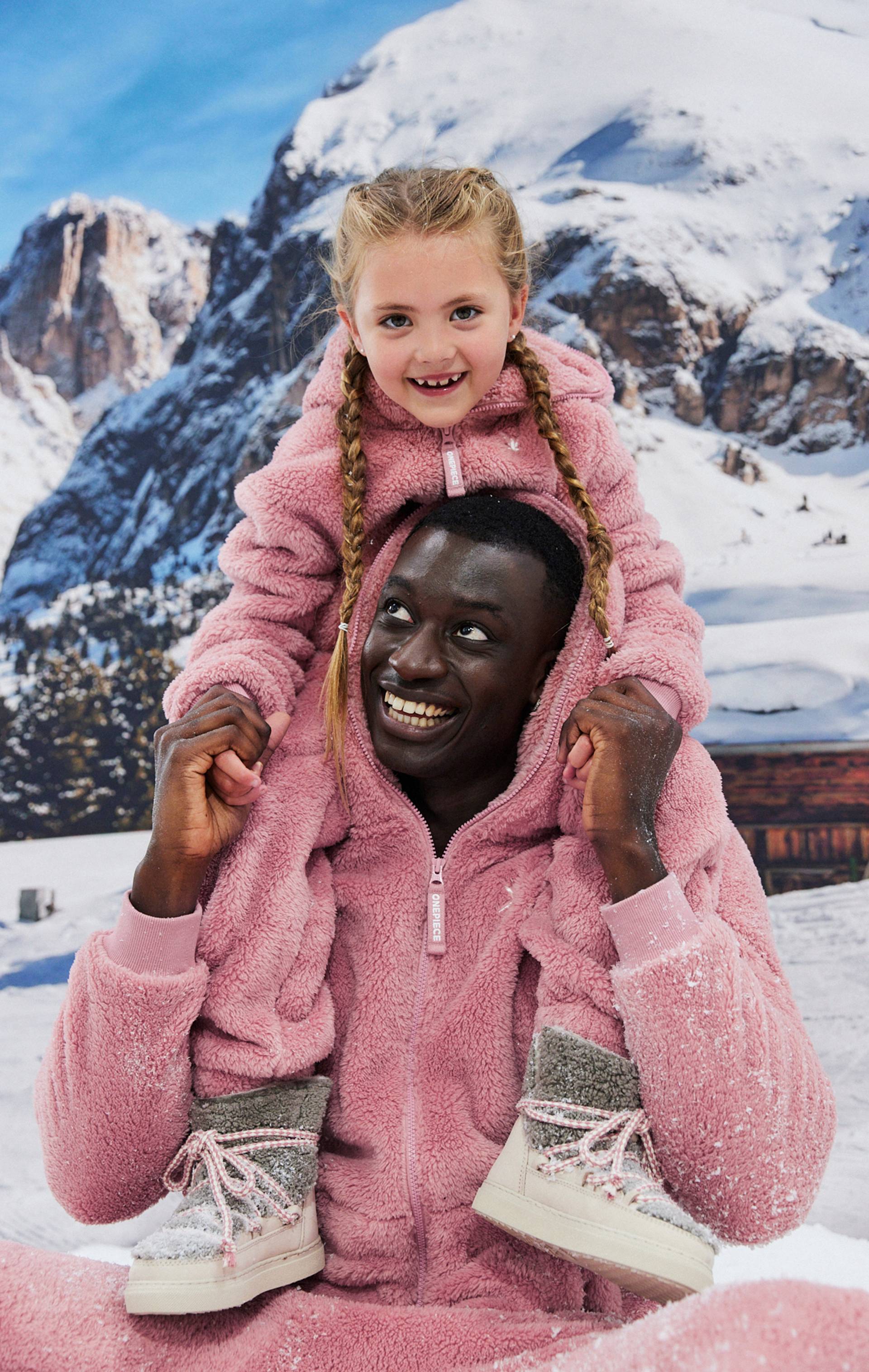 Onepiece The Puppy Kids Jumpsuit Pink - 14