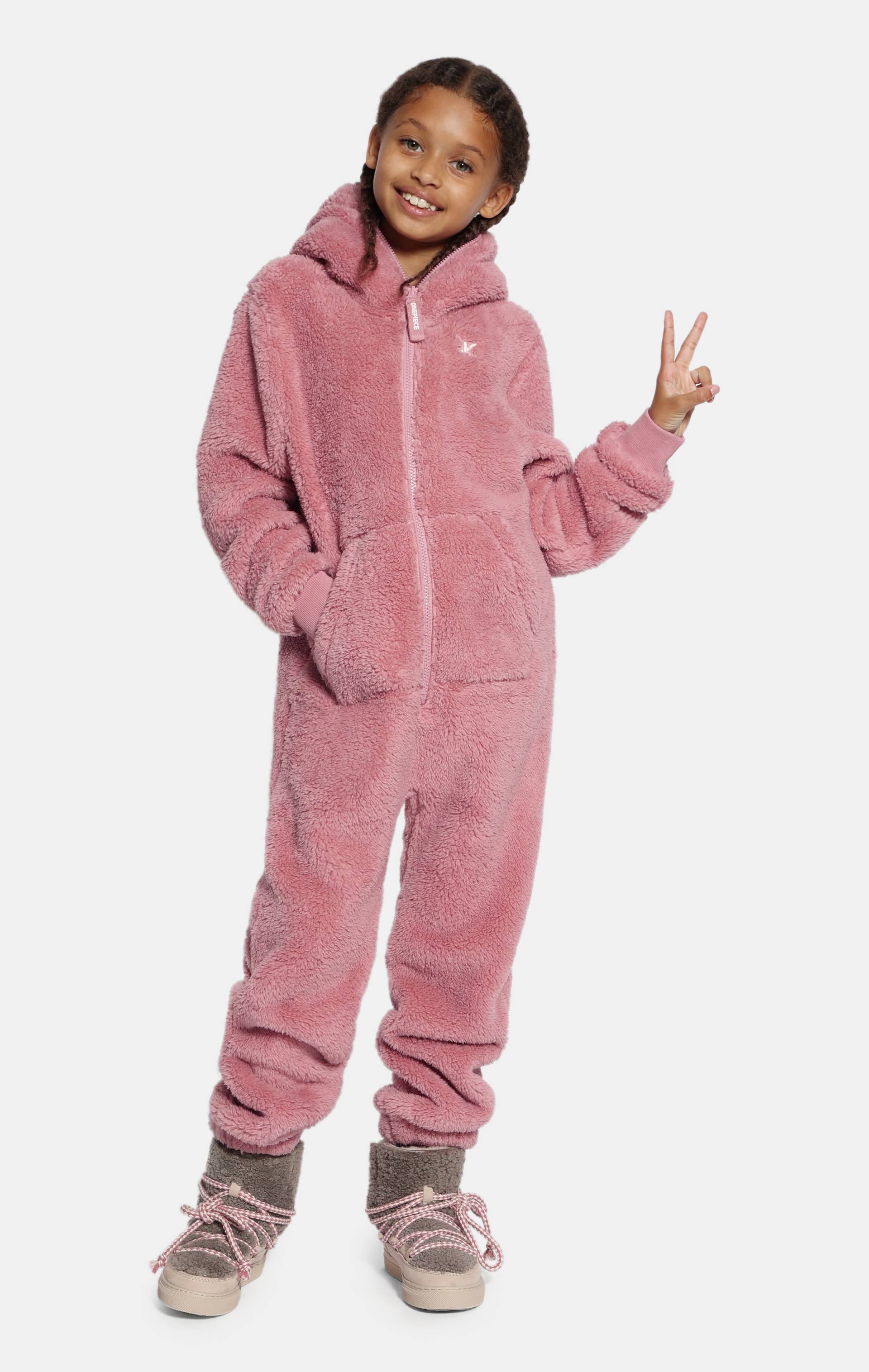 Onepiece The Puppy Kids Jumpsuit Pink - 2