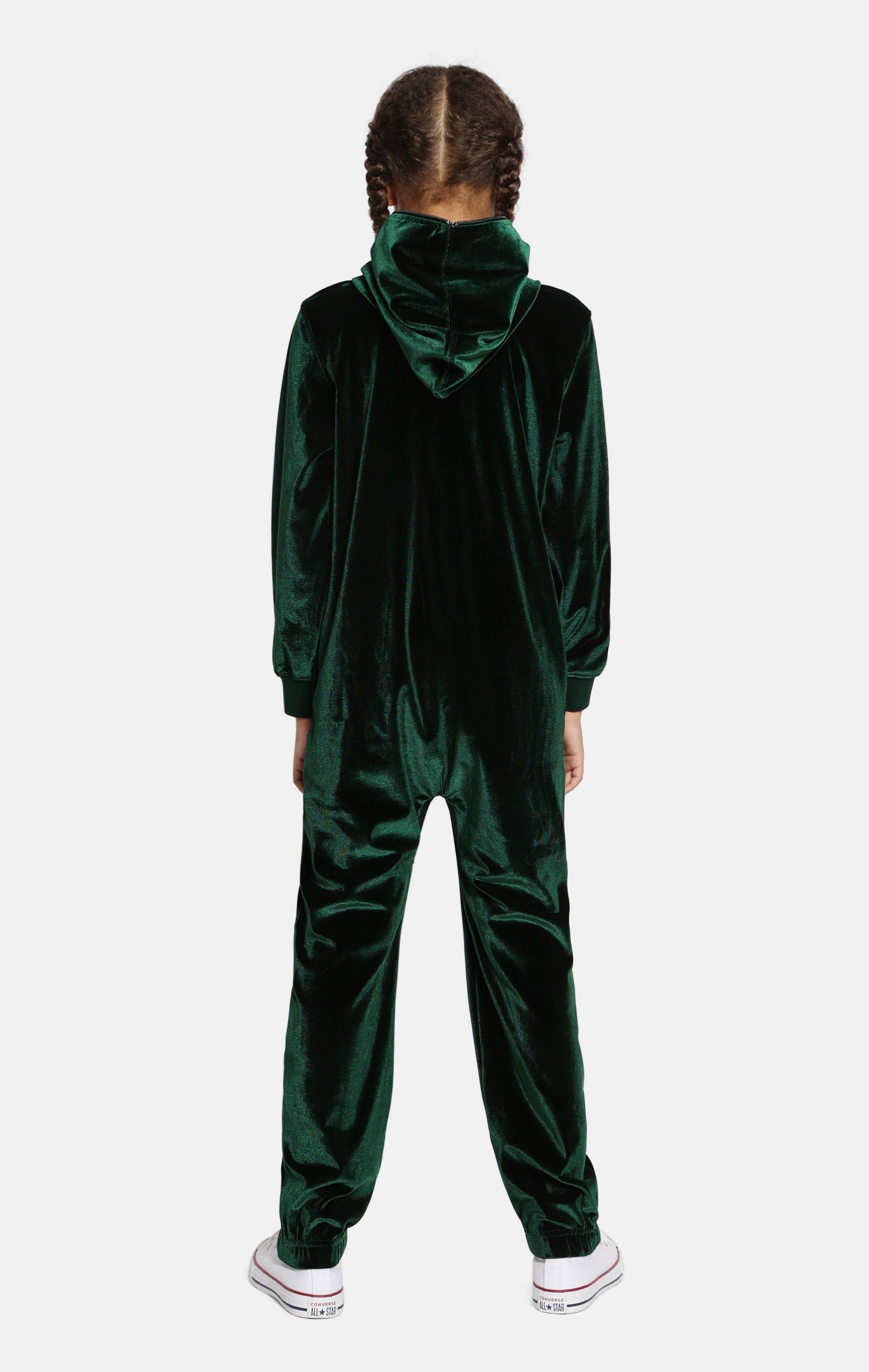 Onepiece Original Velour Kids Jumpsuit Green - 3