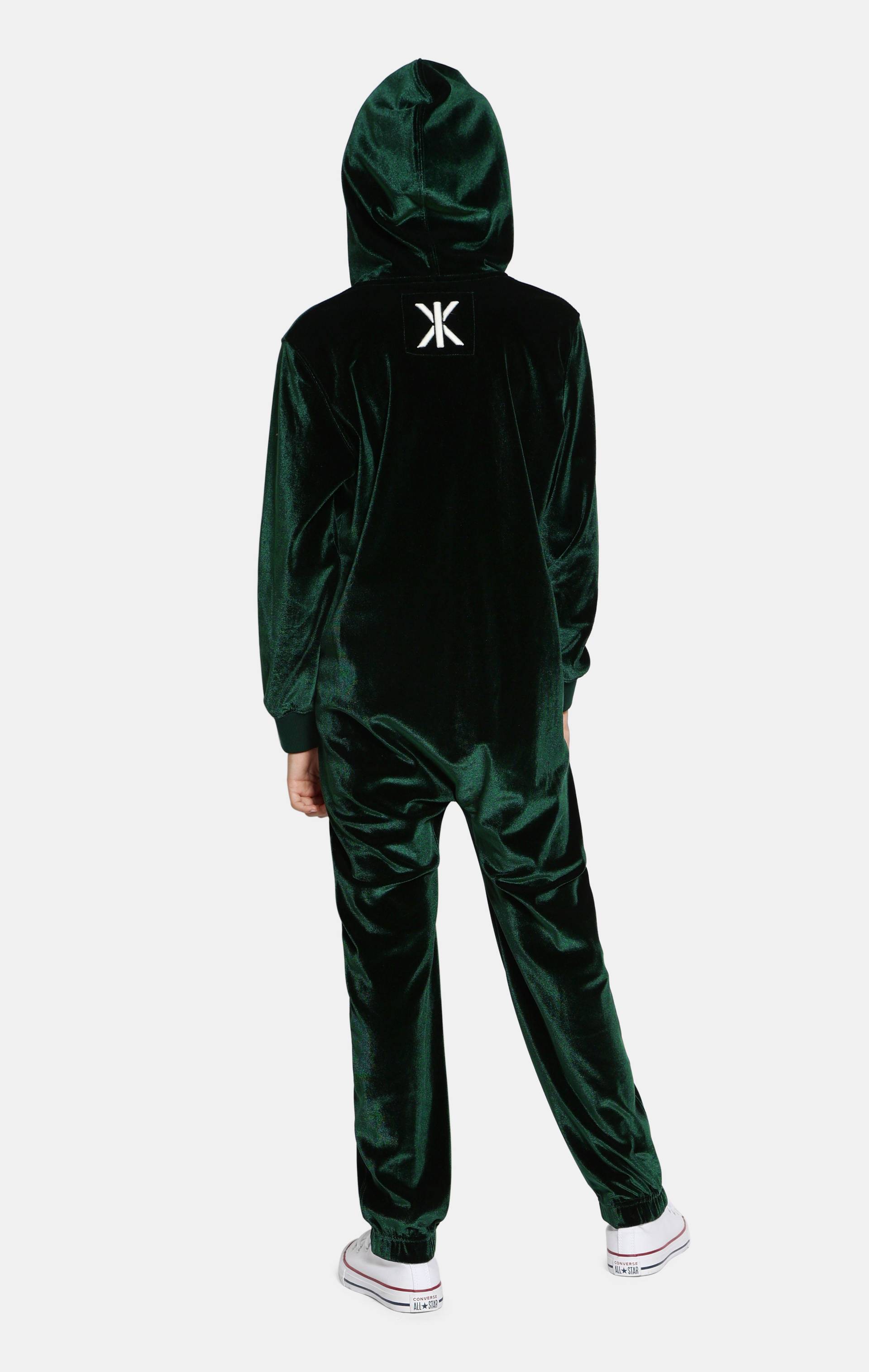 Onepiece Original Velour Kids Jumpsuit Green - 6