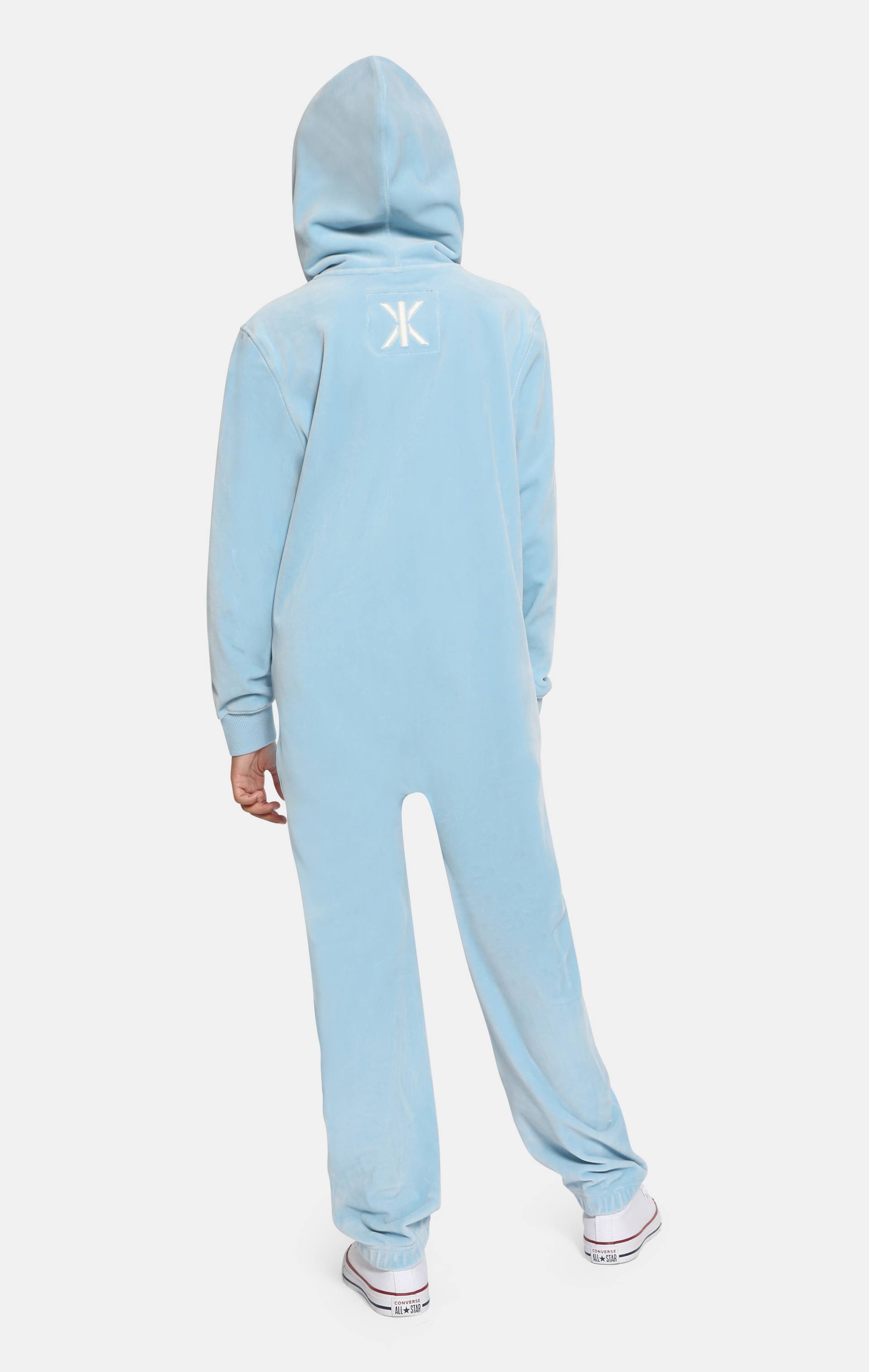 Onepiece Original Velvet Kids Jumpsuit Light Blue - 4