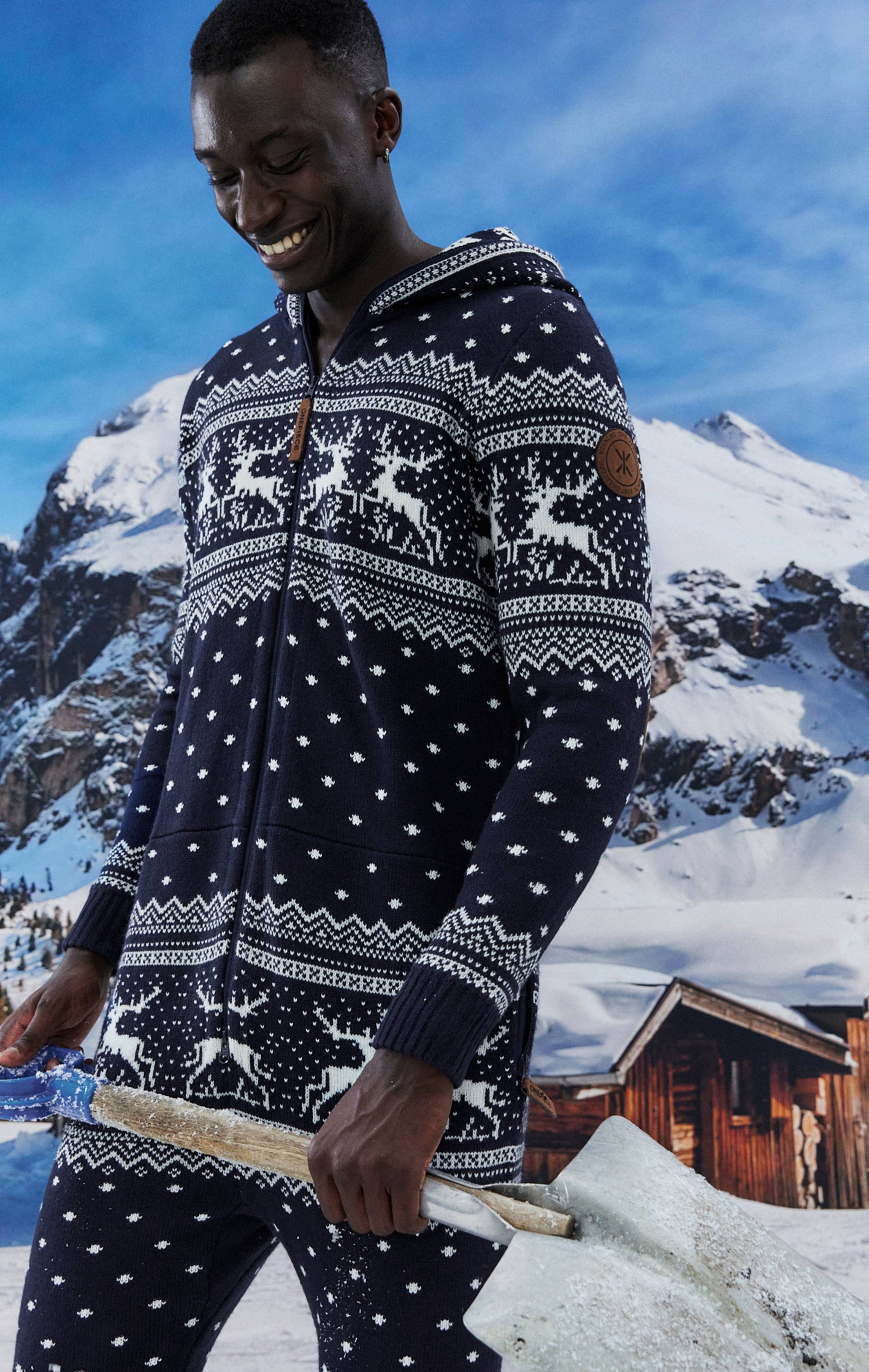 Onepiece Holidays Are Coming Onesie Jumpsuit Navy - 15