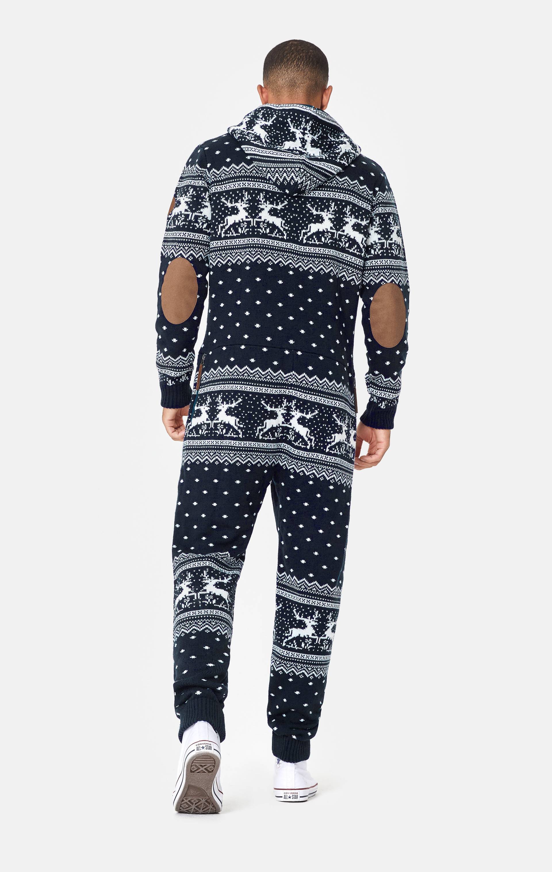 Onepiece Holidays Are Coming Onesie Jumpsuit Navy - 4