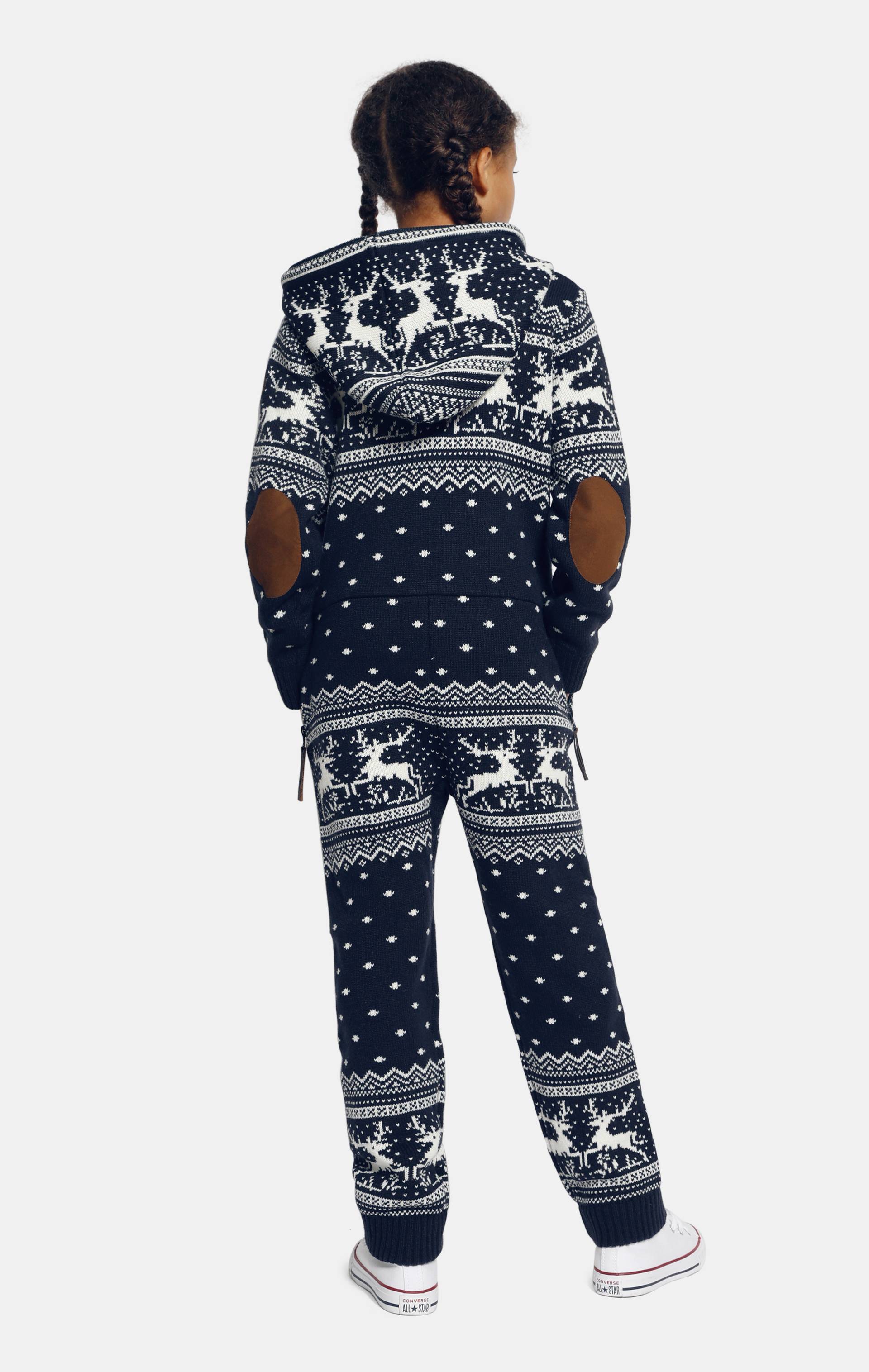 Onepiece Holidays Are Coming KIDS Onesie Jumpsuit Navy - 2