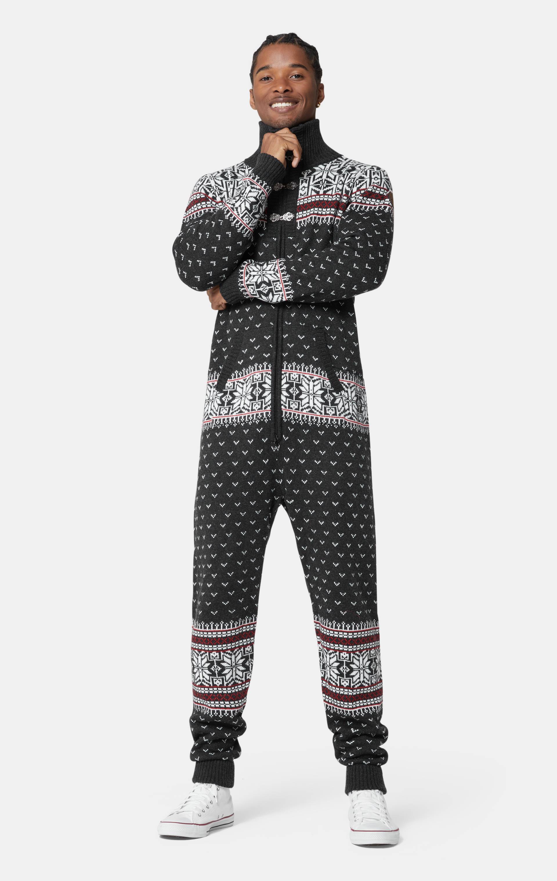 Onepiece Kofte Jumpsuit Dark Grey - 6