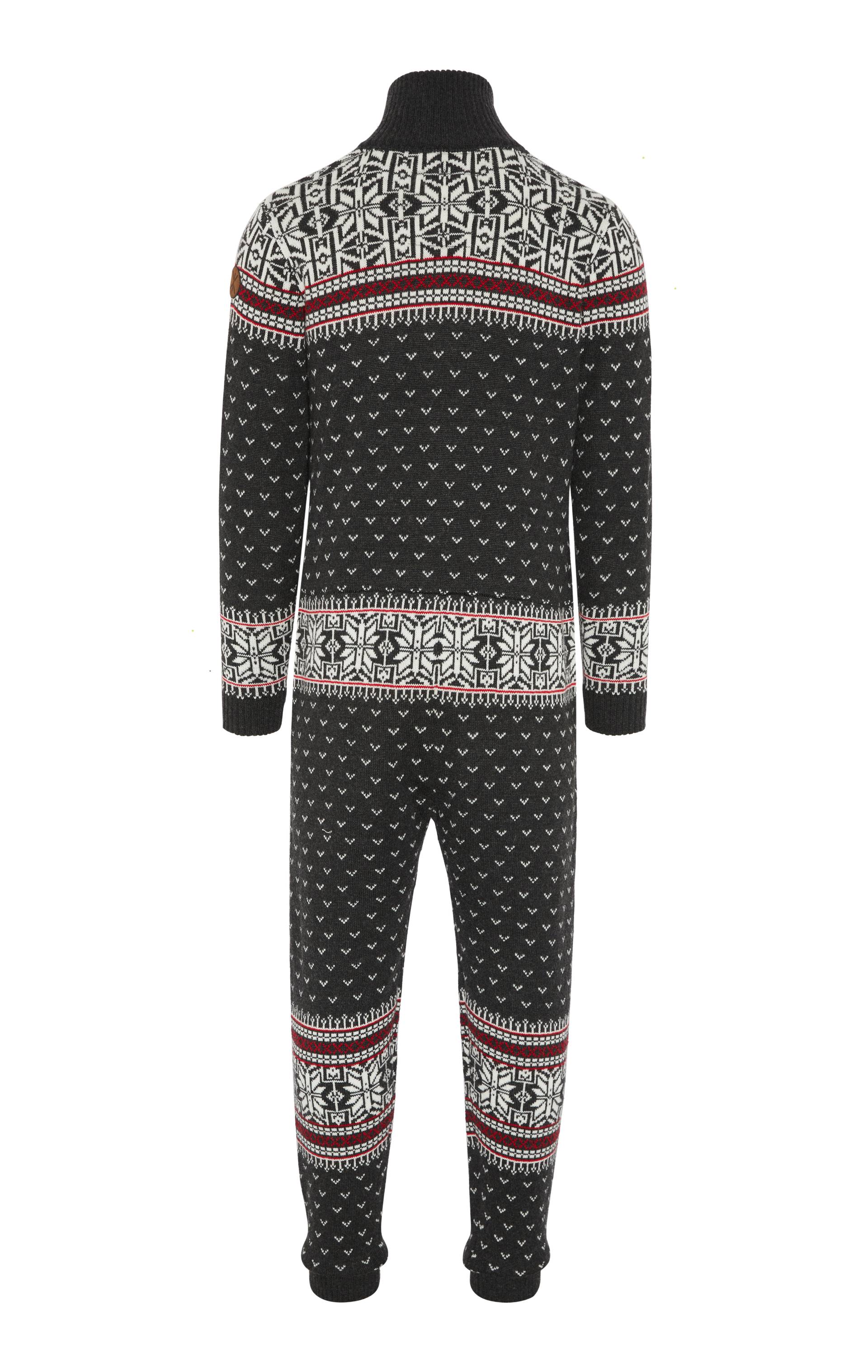 Onepiece Kofte Jumpsuit Dark Grey - 2