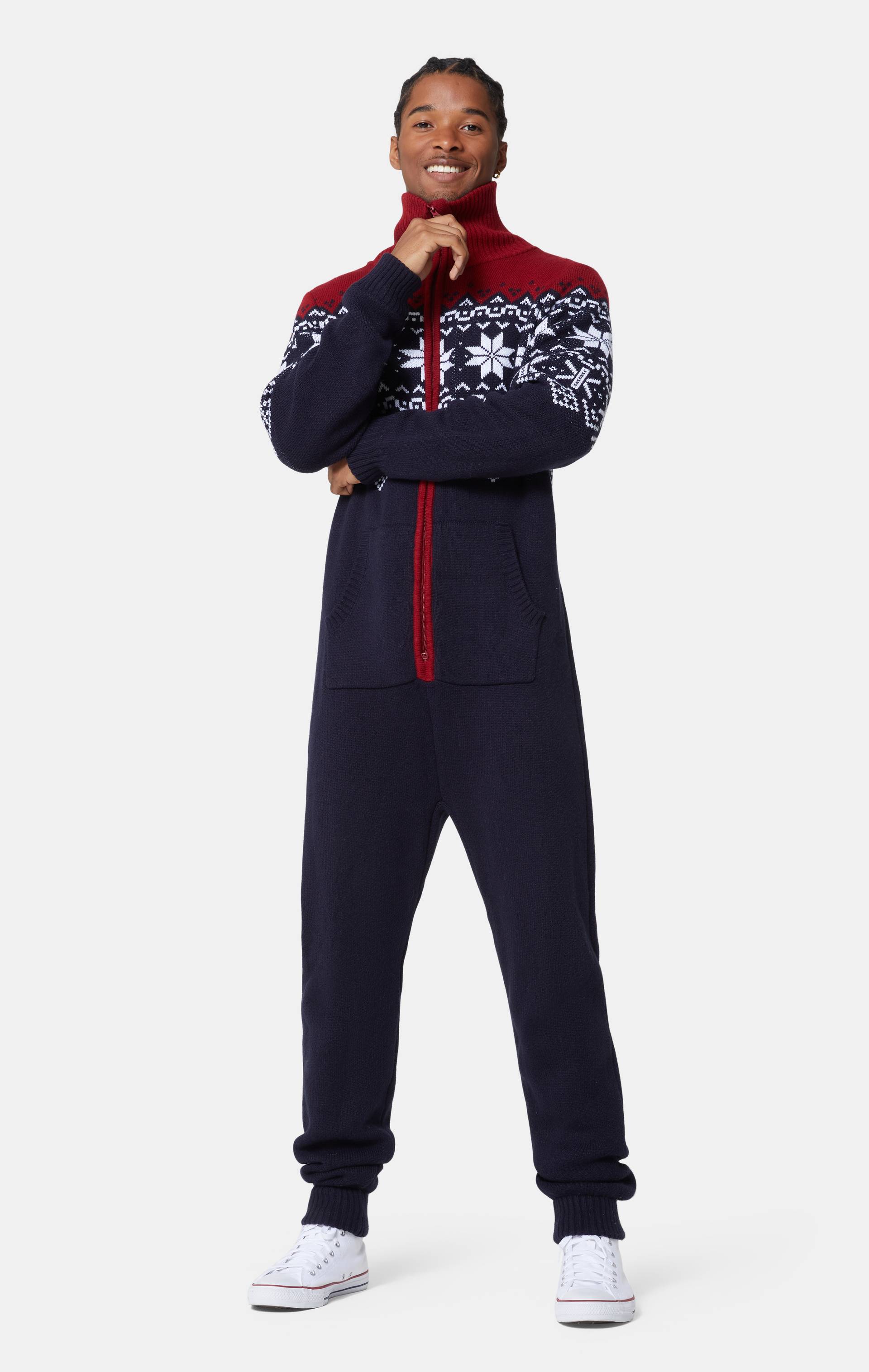 Onepiece Norwegian Heritage High Neck Jumpsuit Navy - 6