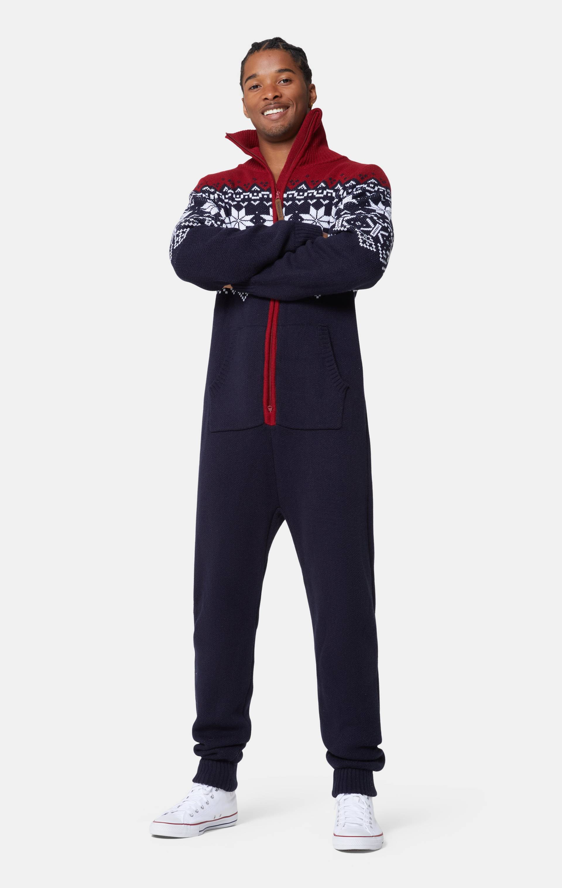 Onepiece Norwegian Heritage High Neck Jumpsuit Navy - 5