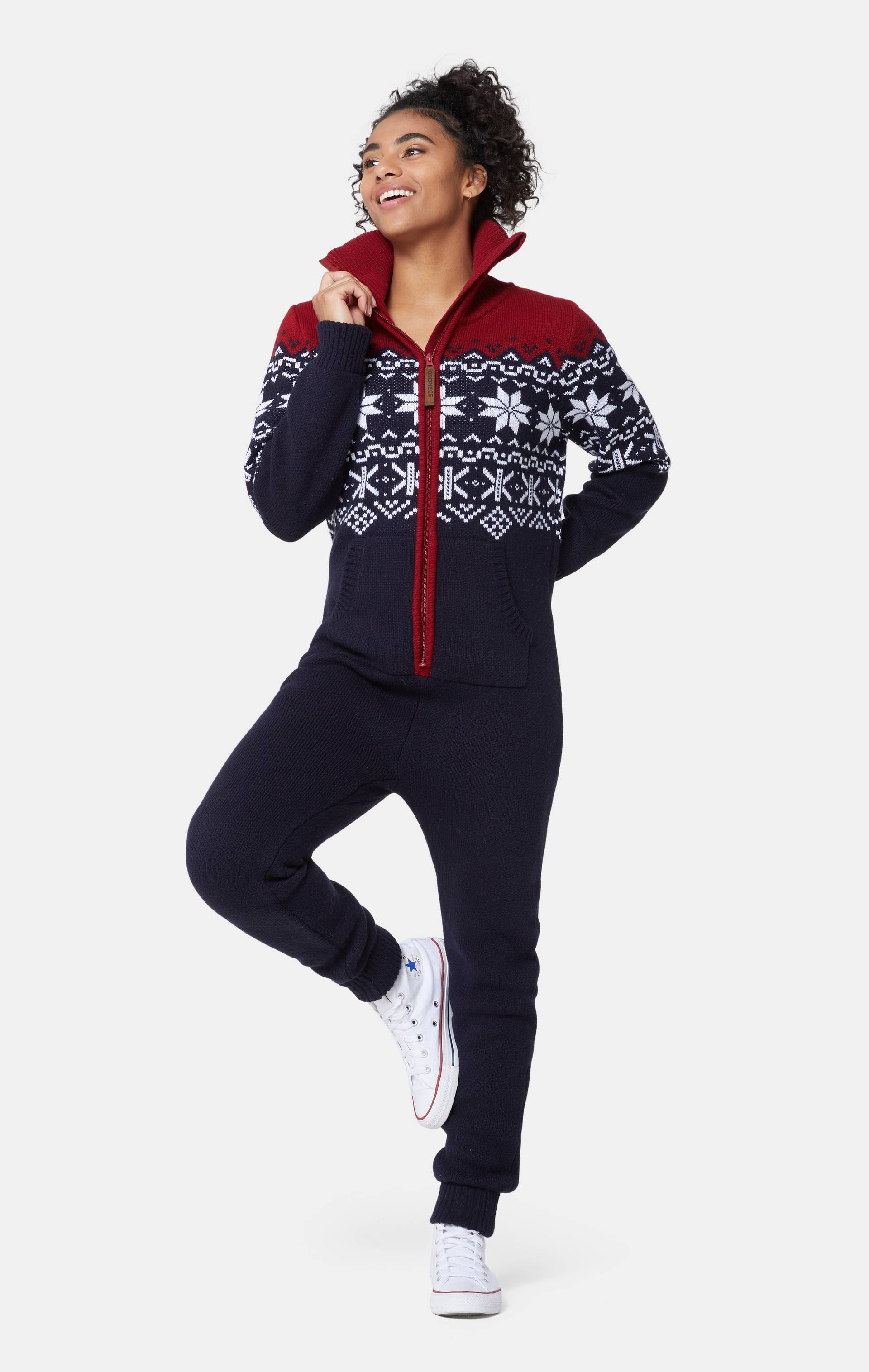 Onepiece Norwegian Heritage High Neck Jumpsuit Navy - 11