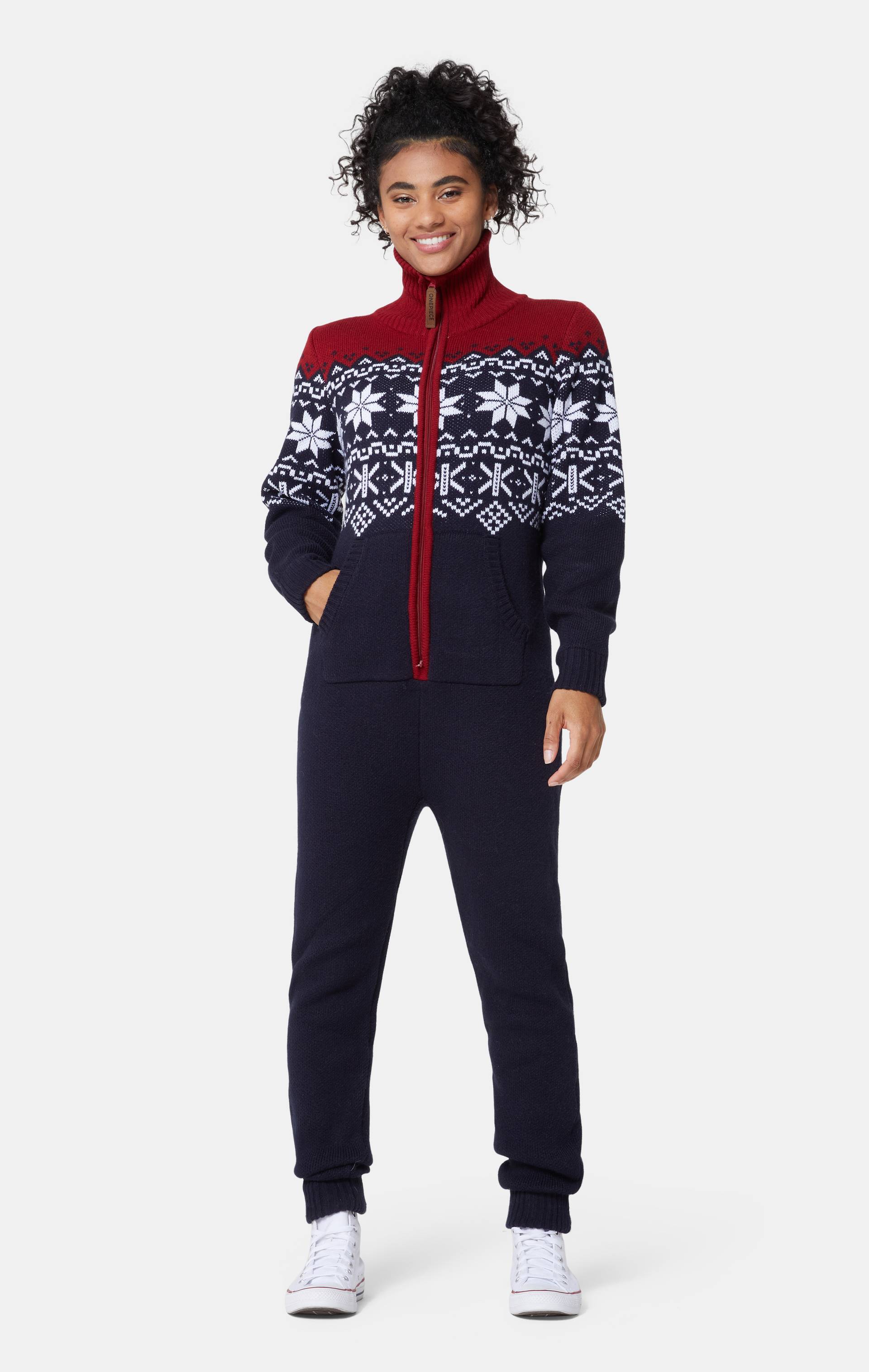 Onepiece Norwegian Heritage High Neck Jumpsuit Navy - 9