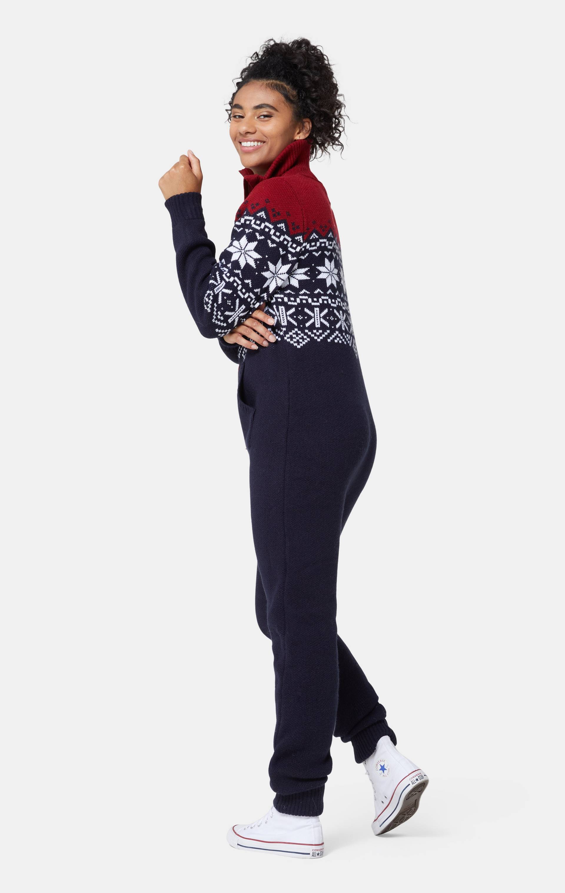 Onepiece Norwegian Heritage High Neck Jumpsuit Navy - 12